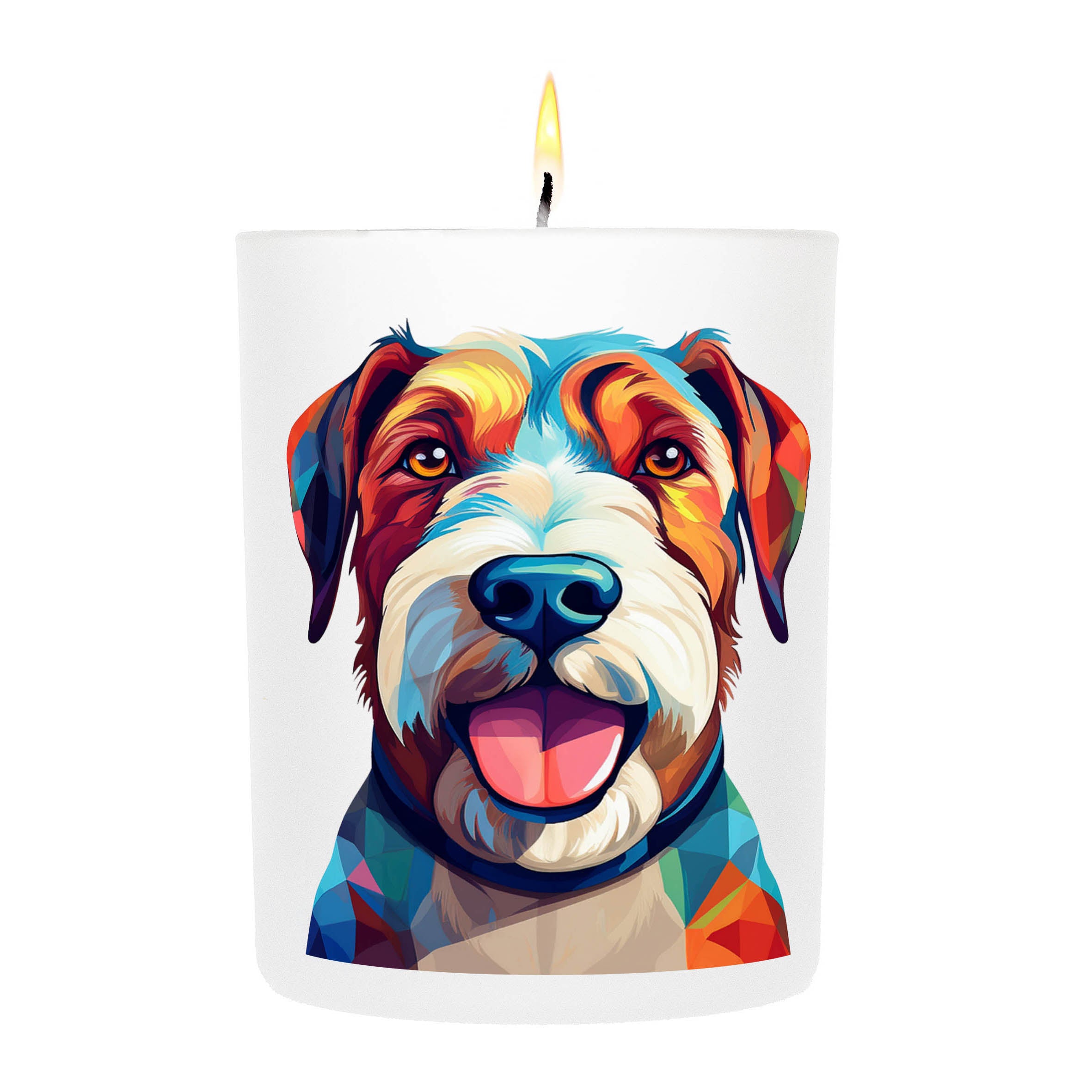 Airdale Graphic Bold Dog Candle