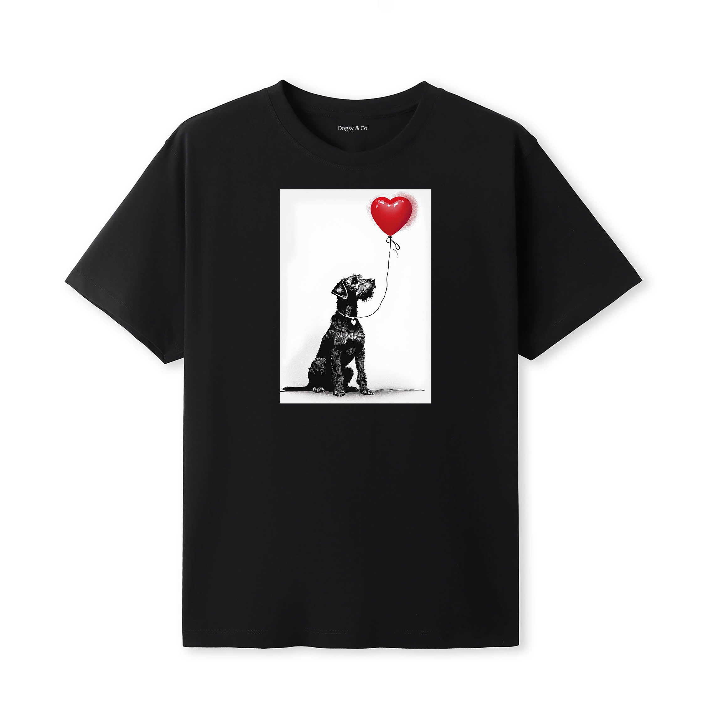 Airedale 1 Dogsy T-Shirt Black