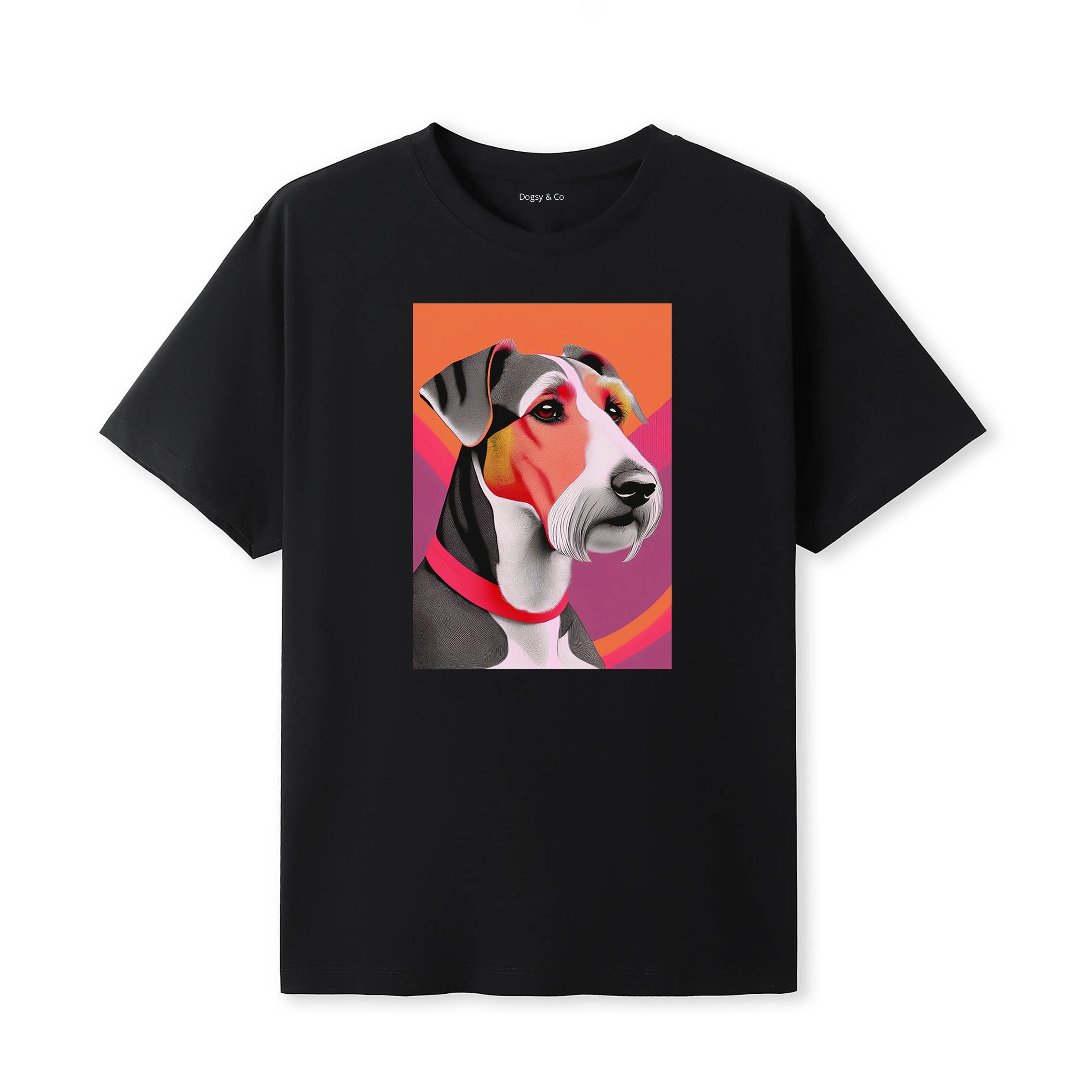 Airedale Mod Pop Dogs T-Shirt Artwork
