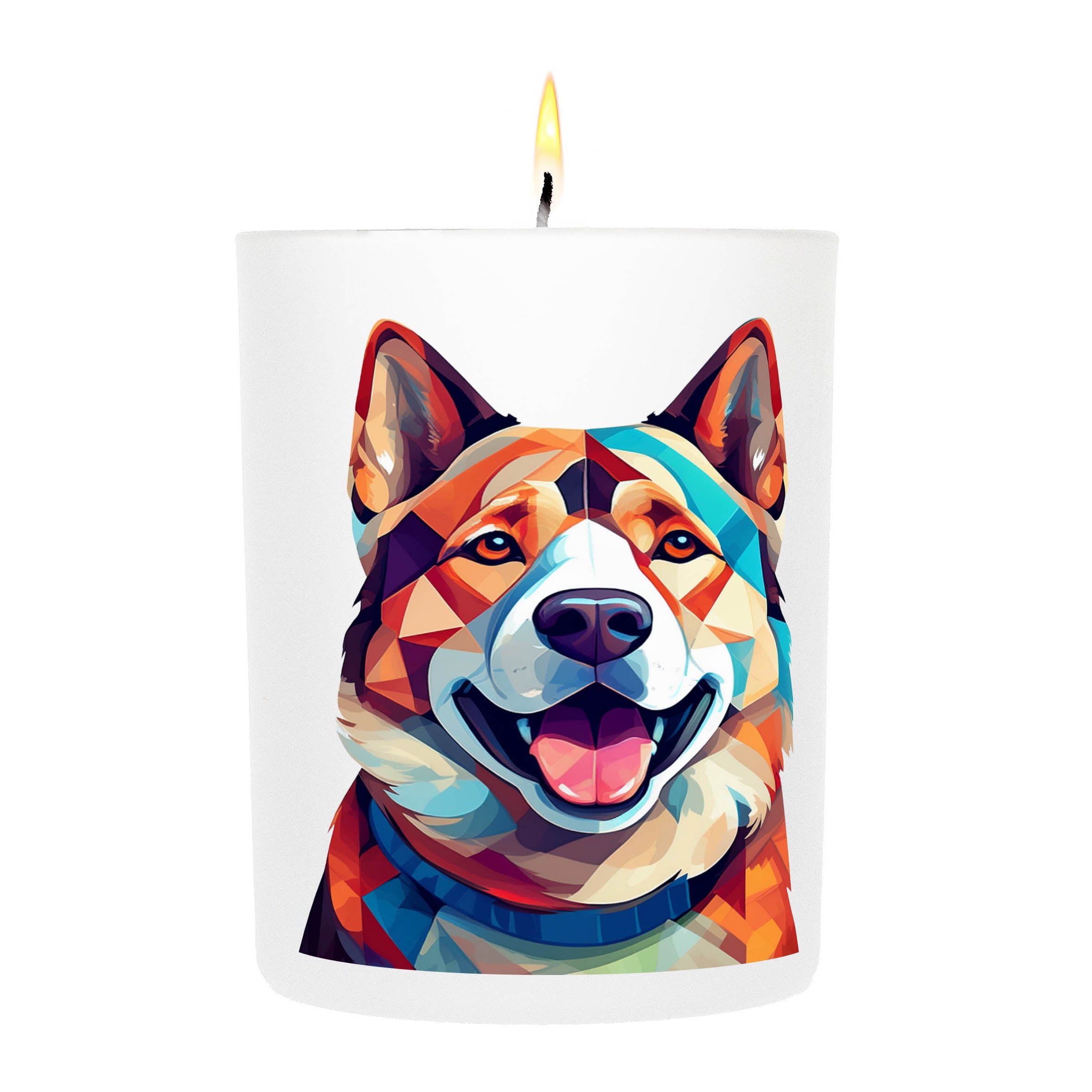 Akita Inu Graphic Bold Dog Candle