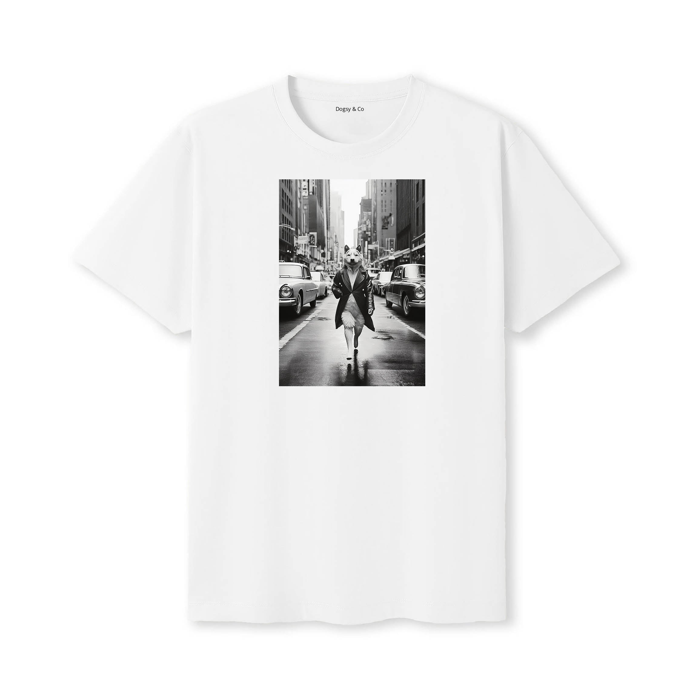 Akita Inu Dogsy Dean T-Shirt White