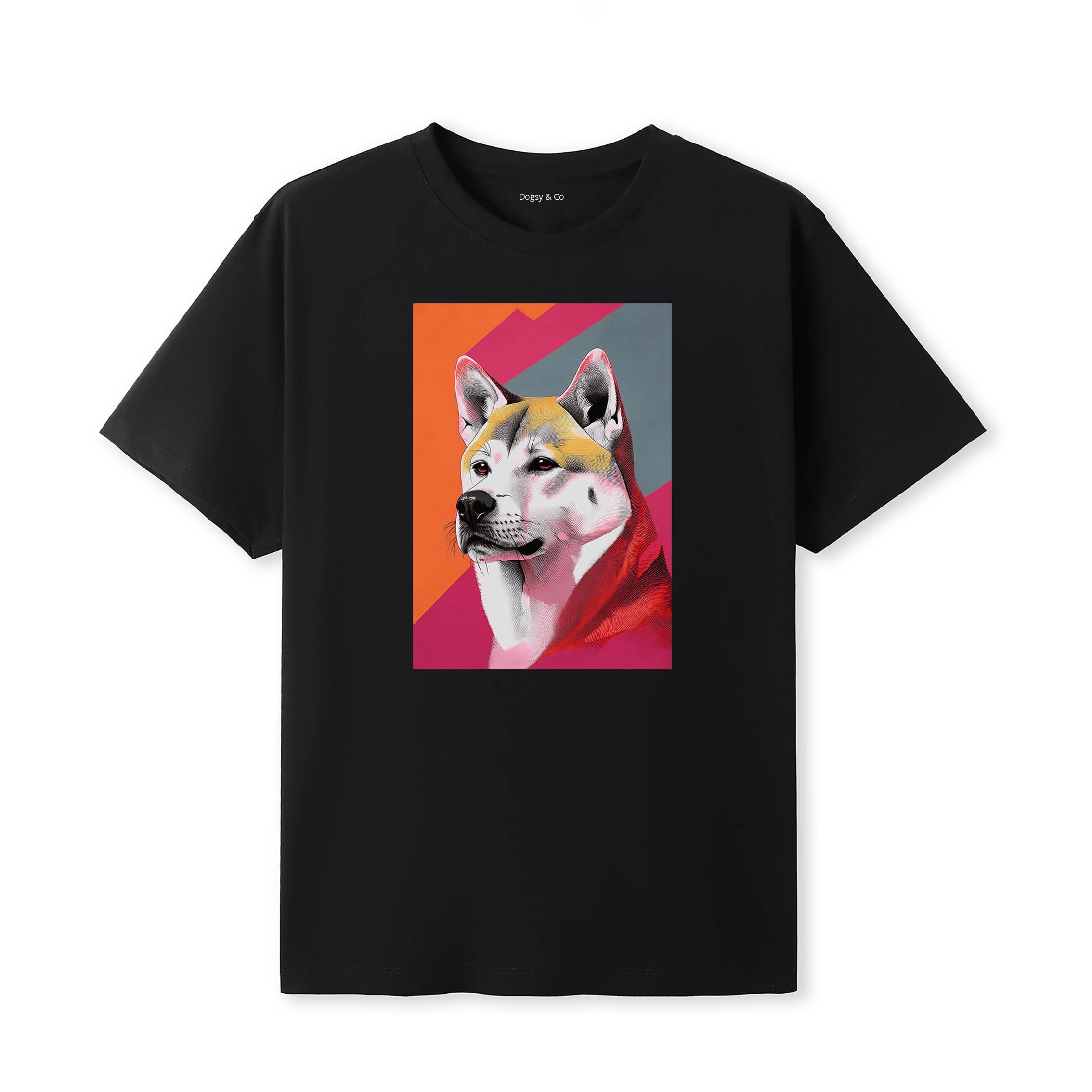Akita Inu Mod Pop Dogs T-Shirt Artwork