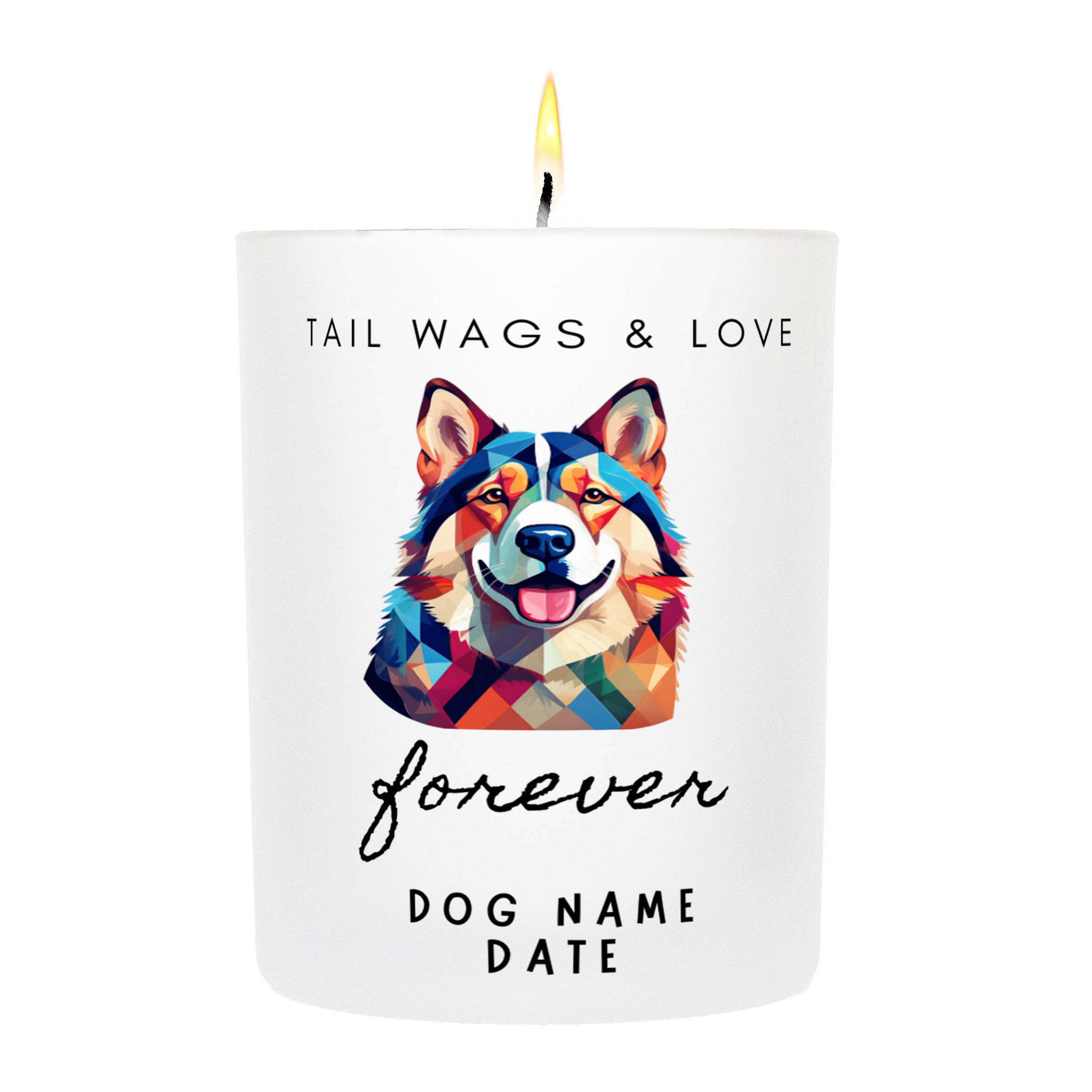 ALASKAN MALAMUTE   Tail Wags & Love Custom Candle