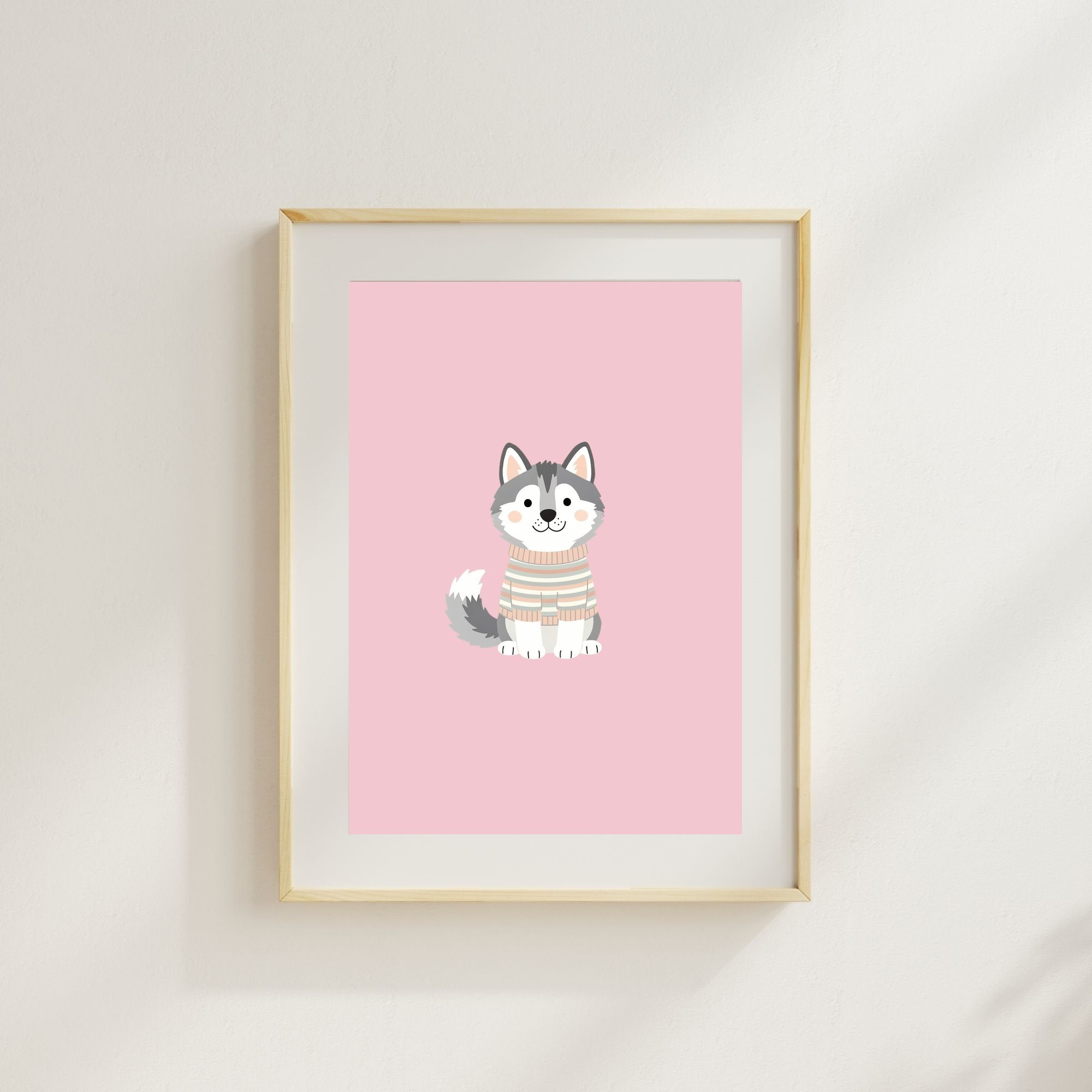 Alaskan Malamute Kids Nursery Wall Art Print Bundle — 22 Dog Costume Designs, 5 Colours, 6 Print Sizes | Digital Download