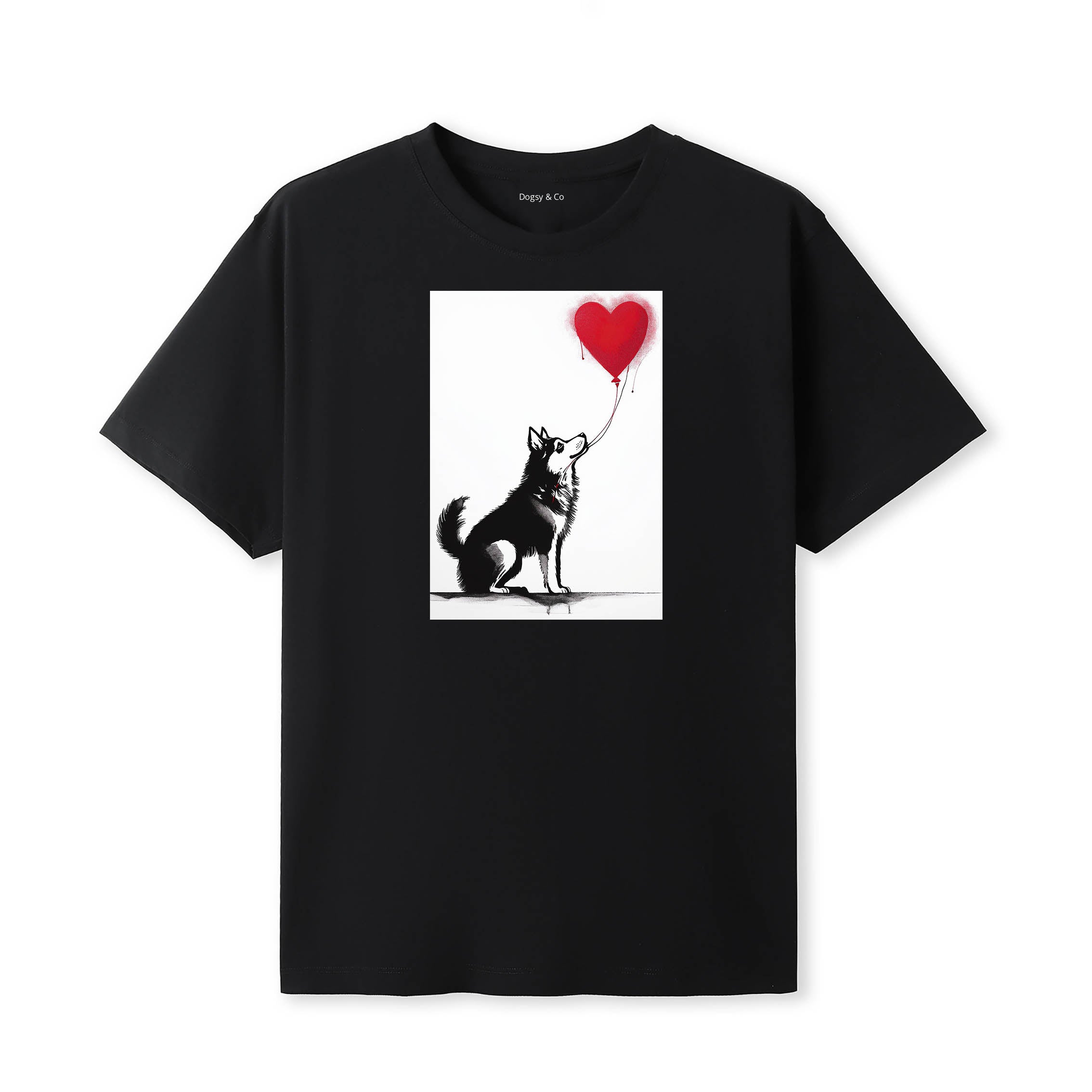 Alaskan Malamute 2 Dogsy T-Shirt Black