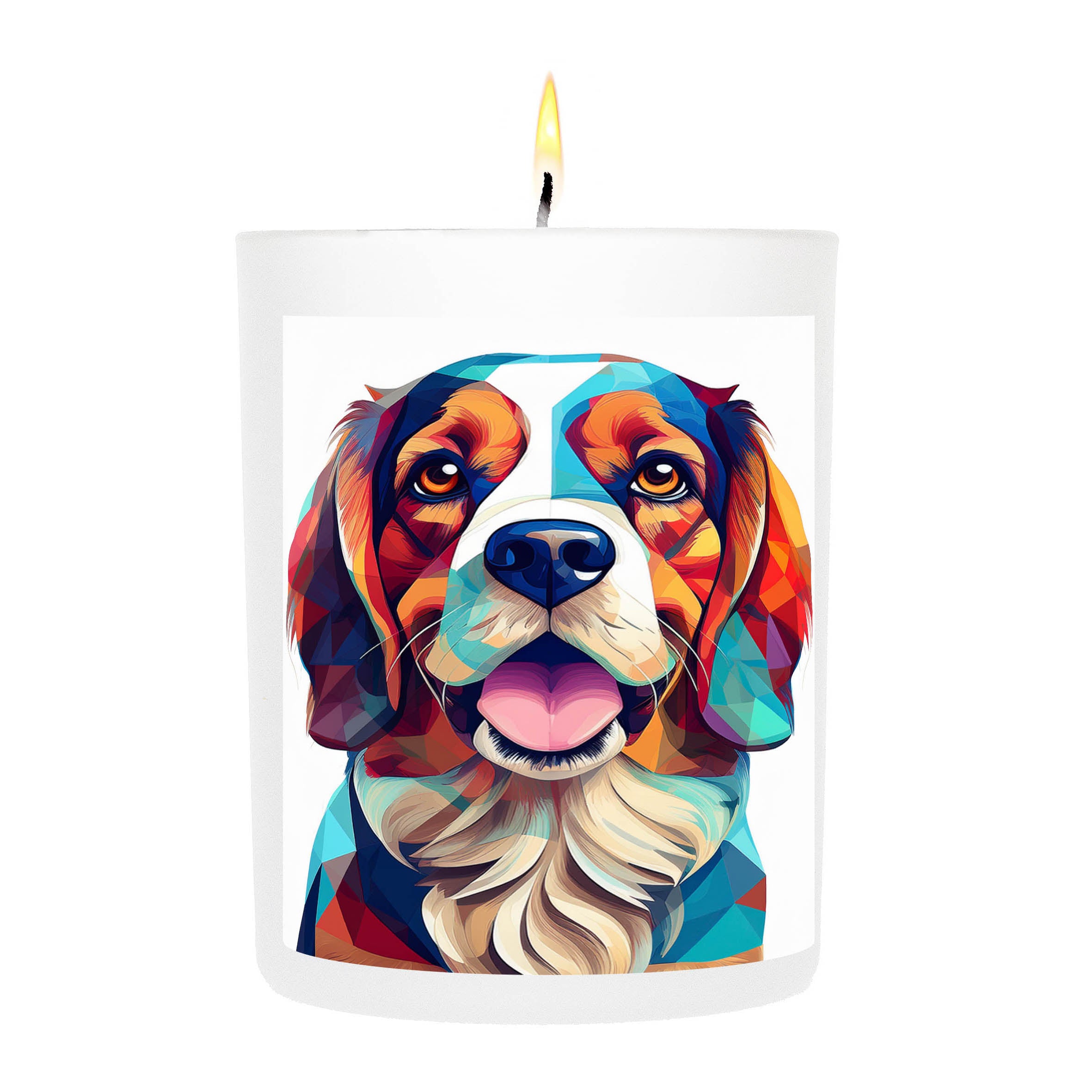 American Water Spaniel Graphic Bold Dog Candle