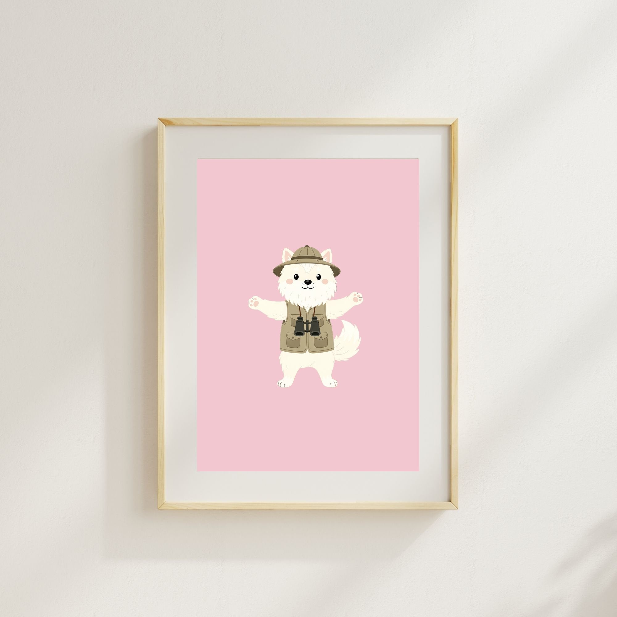 American Eskimo Dog Kids Nursery Wall Art Print Bundle — 22 Dog Costume Designs, 5 Colours, 6 Print Sizes | Digital Download