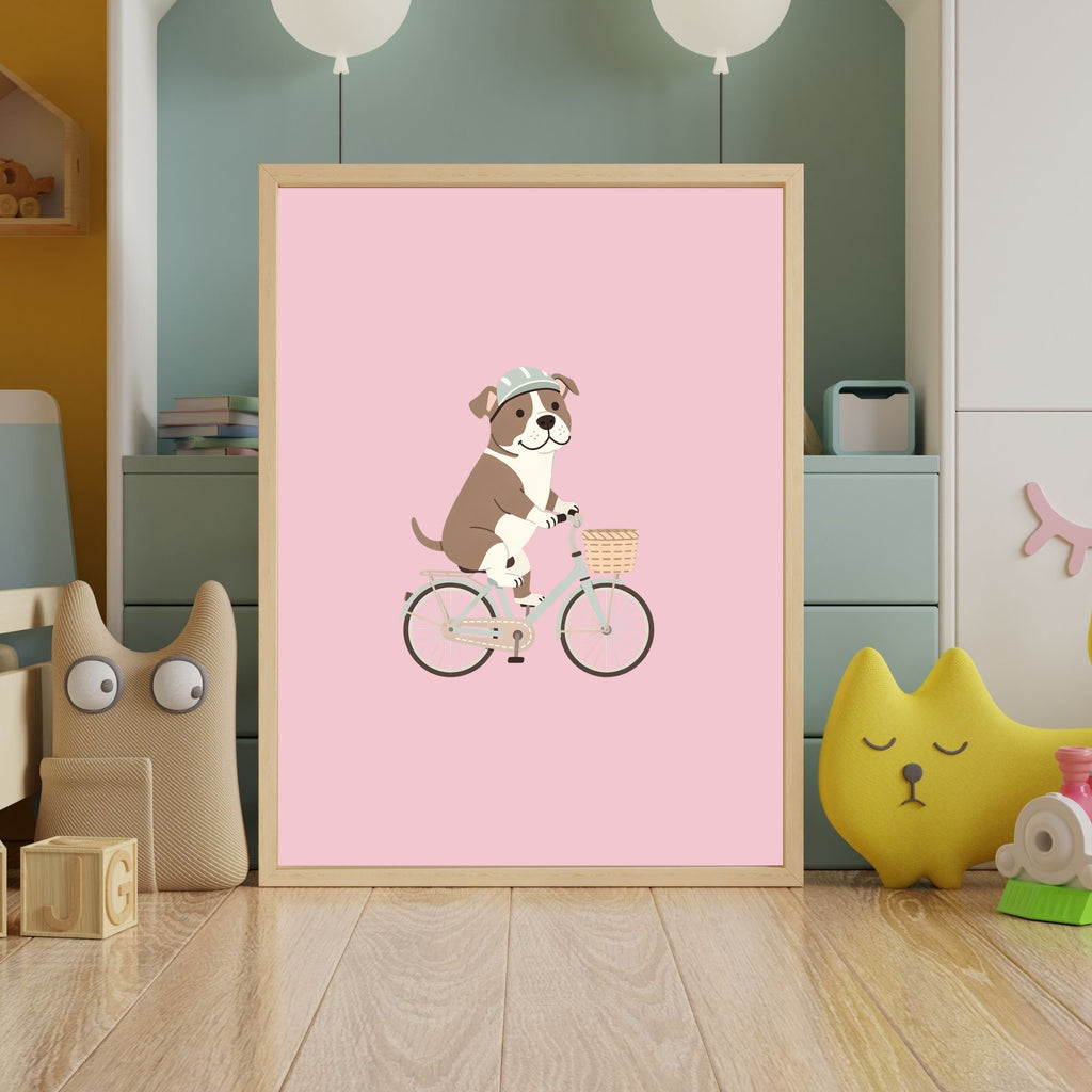American Pitbull Terrier Kids Nursery Wall Art Print Bundle — 22 Dog Costume Designs, 5 Colours, 6 Print Sizes | Digital Download