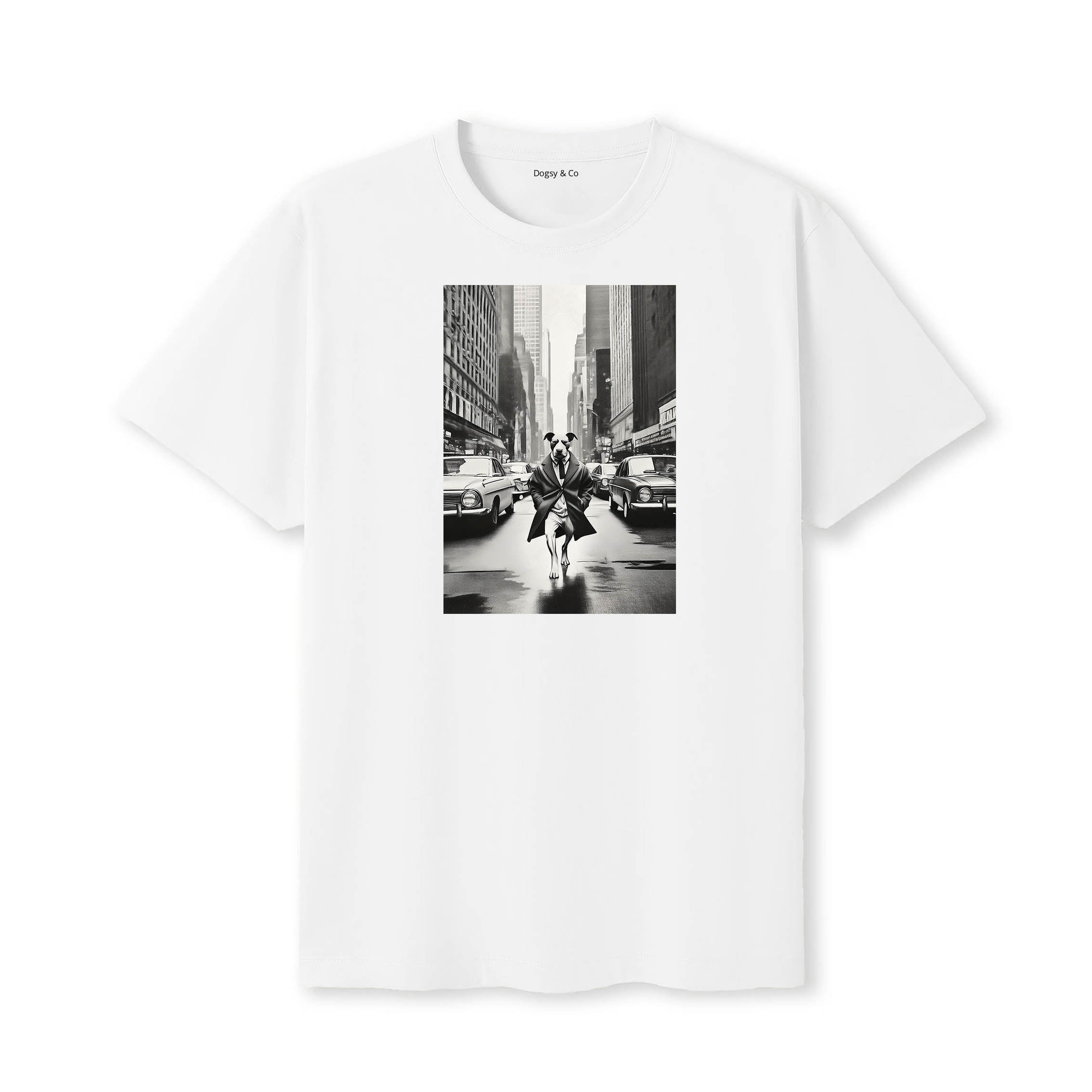 American Pitbull Terrier Dogsy Dean T-Shirt White