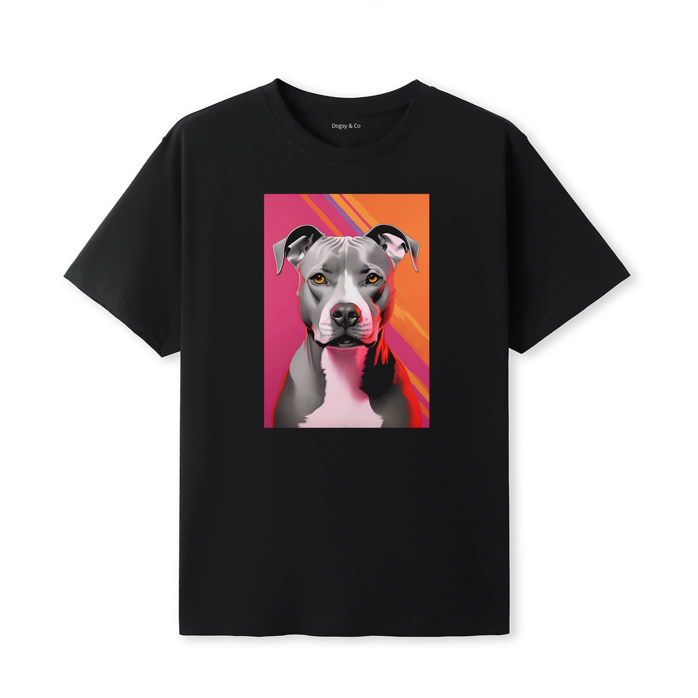 American Pitbull Terrier Mod Pop Dogs T-Shirt Artwork