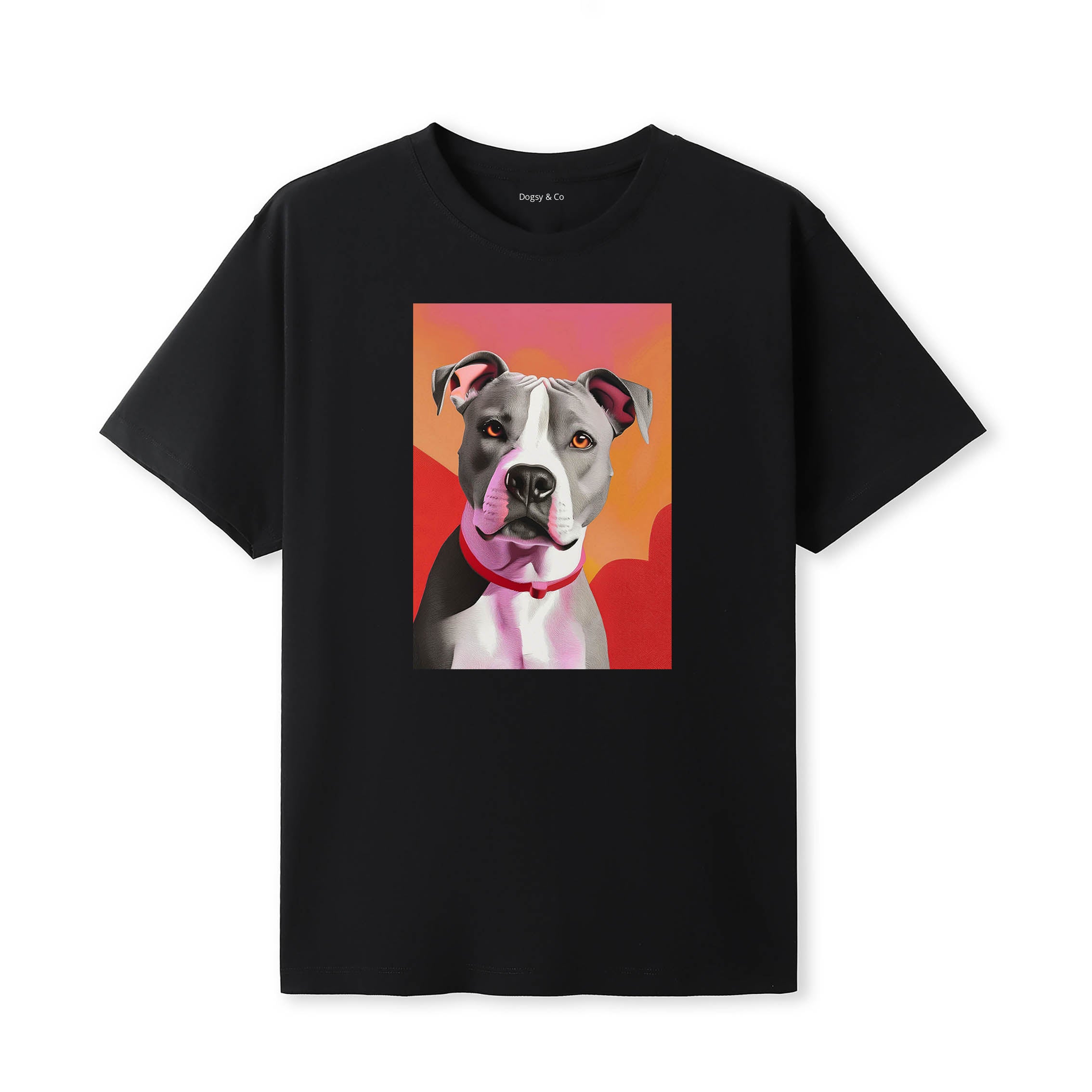 American Staffordshire Terrier Mod Pop Dogs T-Shirt Artwork