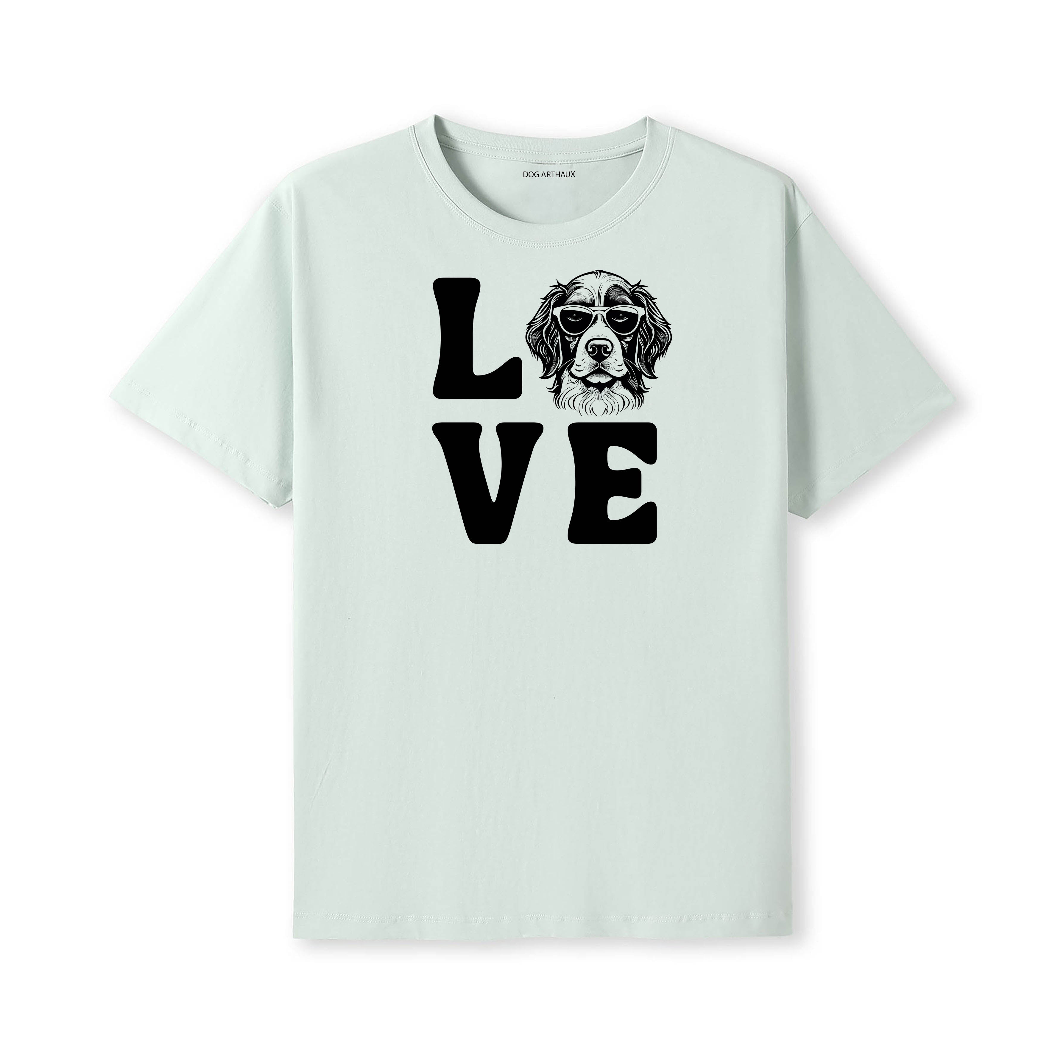 American Water Spaniel LOVE DOGS Tshirt