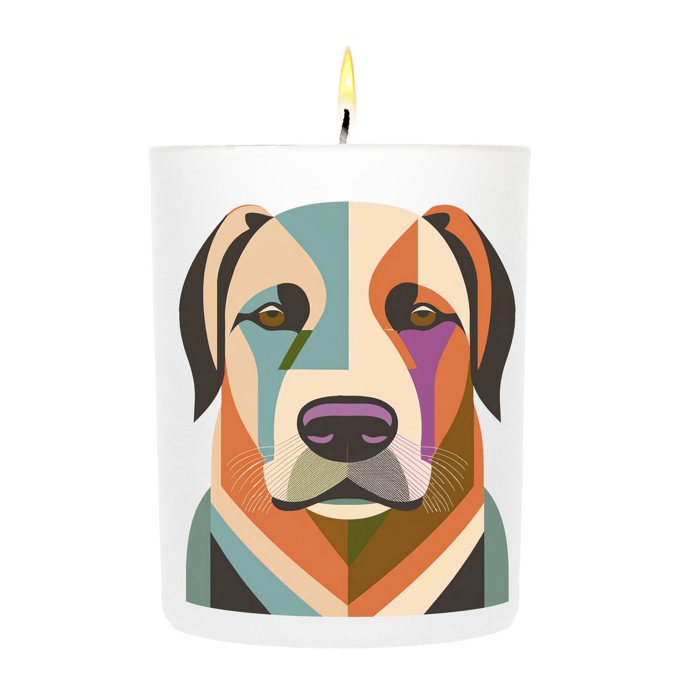Anatolian Shepherd Graphic Bold Dog Candle