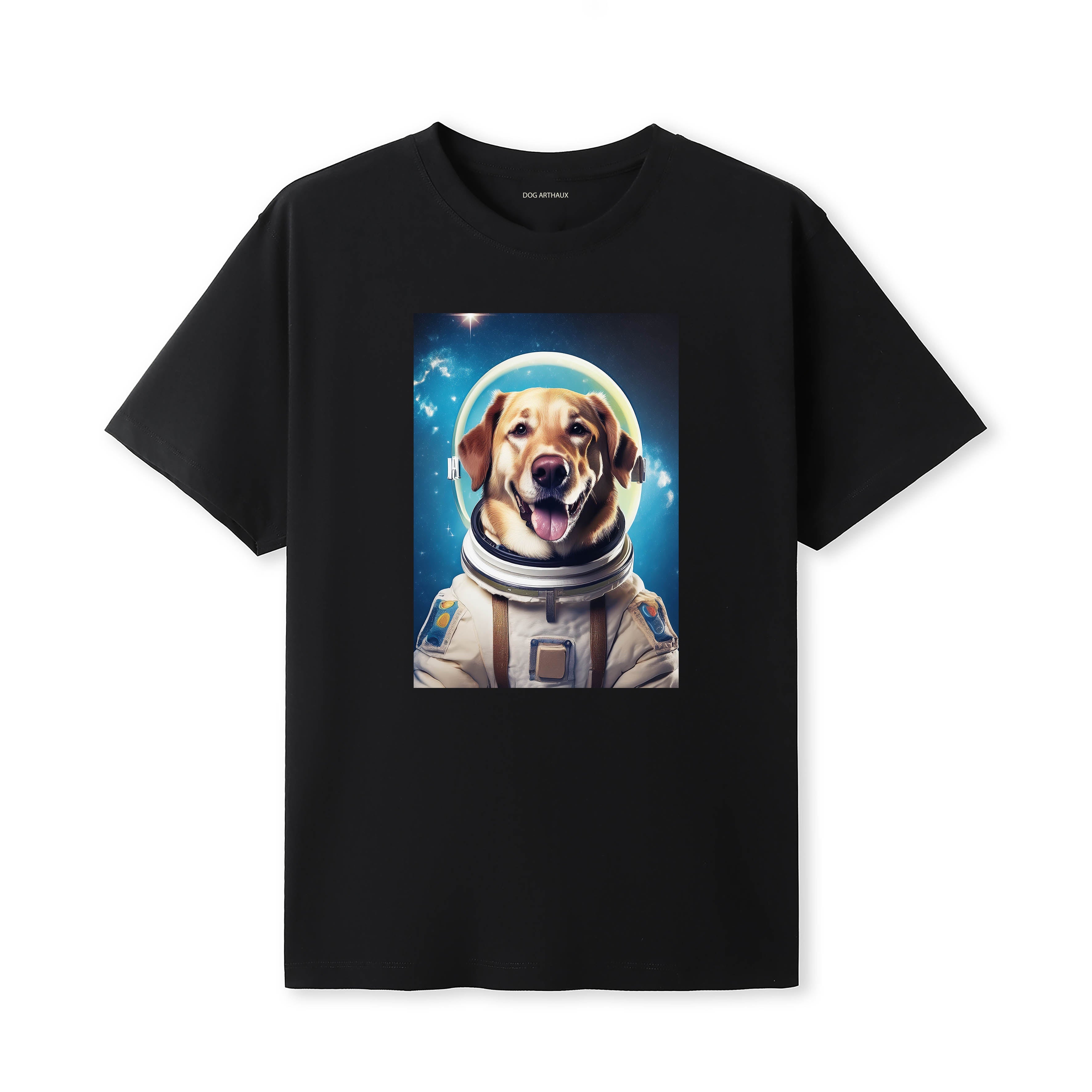 Anatolian Shepherd Astronaut Dog T-shirt - Black | Dogsy & Co