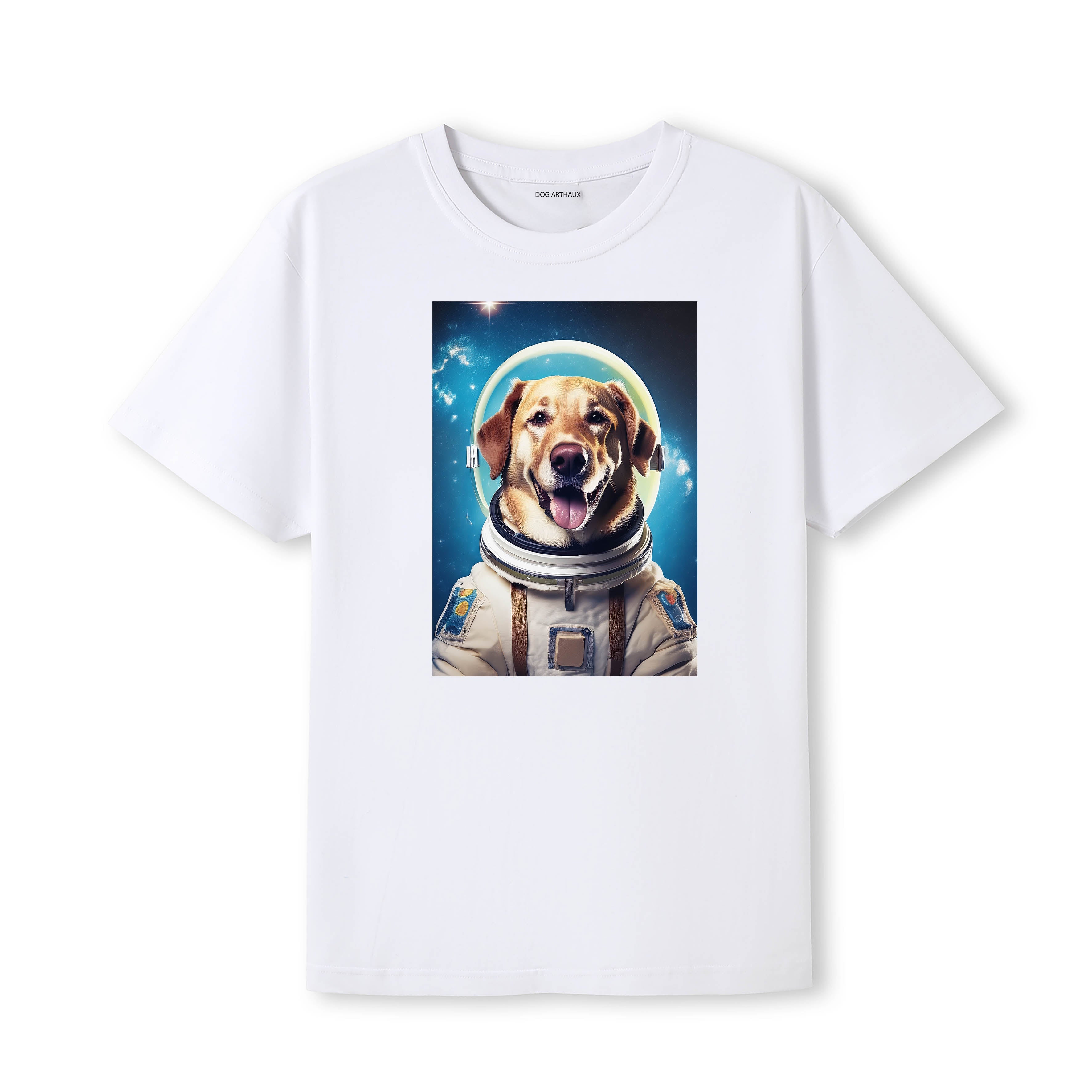 Anatolian Shepherd Astronaut Dog T-shirt - White