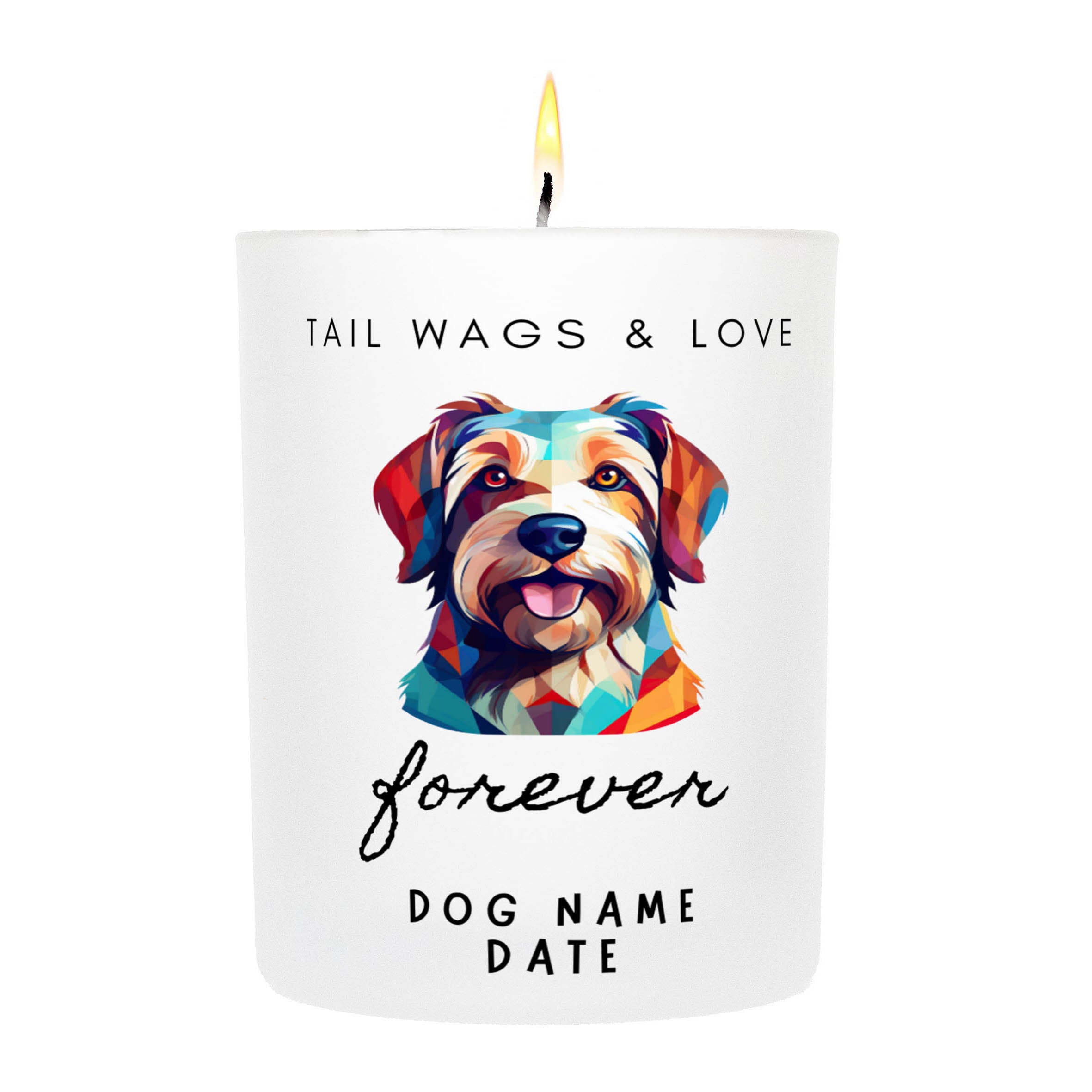 AUSTRALIAN SILKY TERRIER   Tail Wags & Love Custom Candle