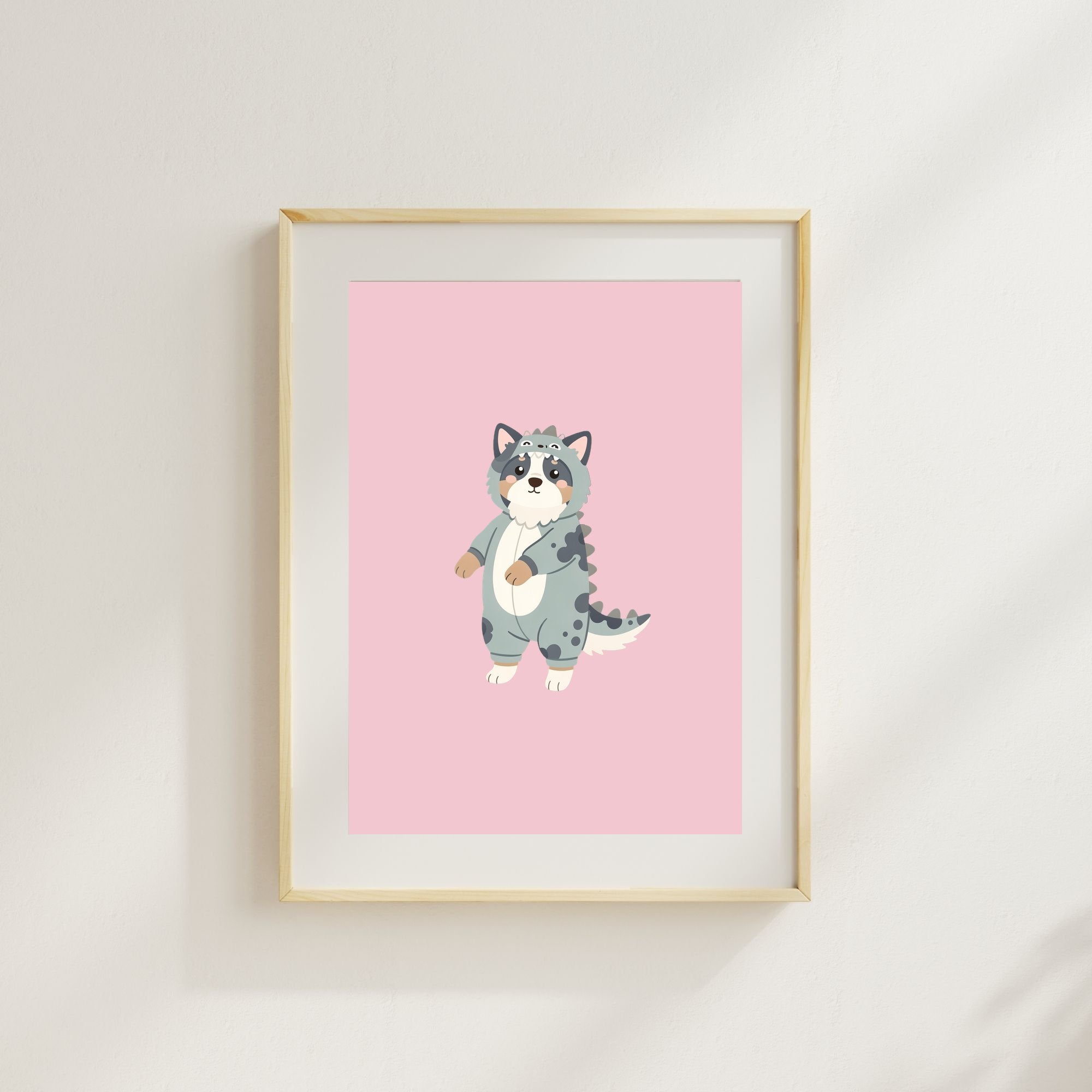 Australian Shepherd Kids Nursery Wall Art Print Bundle — 22 Dog Costume Designs, 5 Colours, 6 Print Sizes | Digital Download