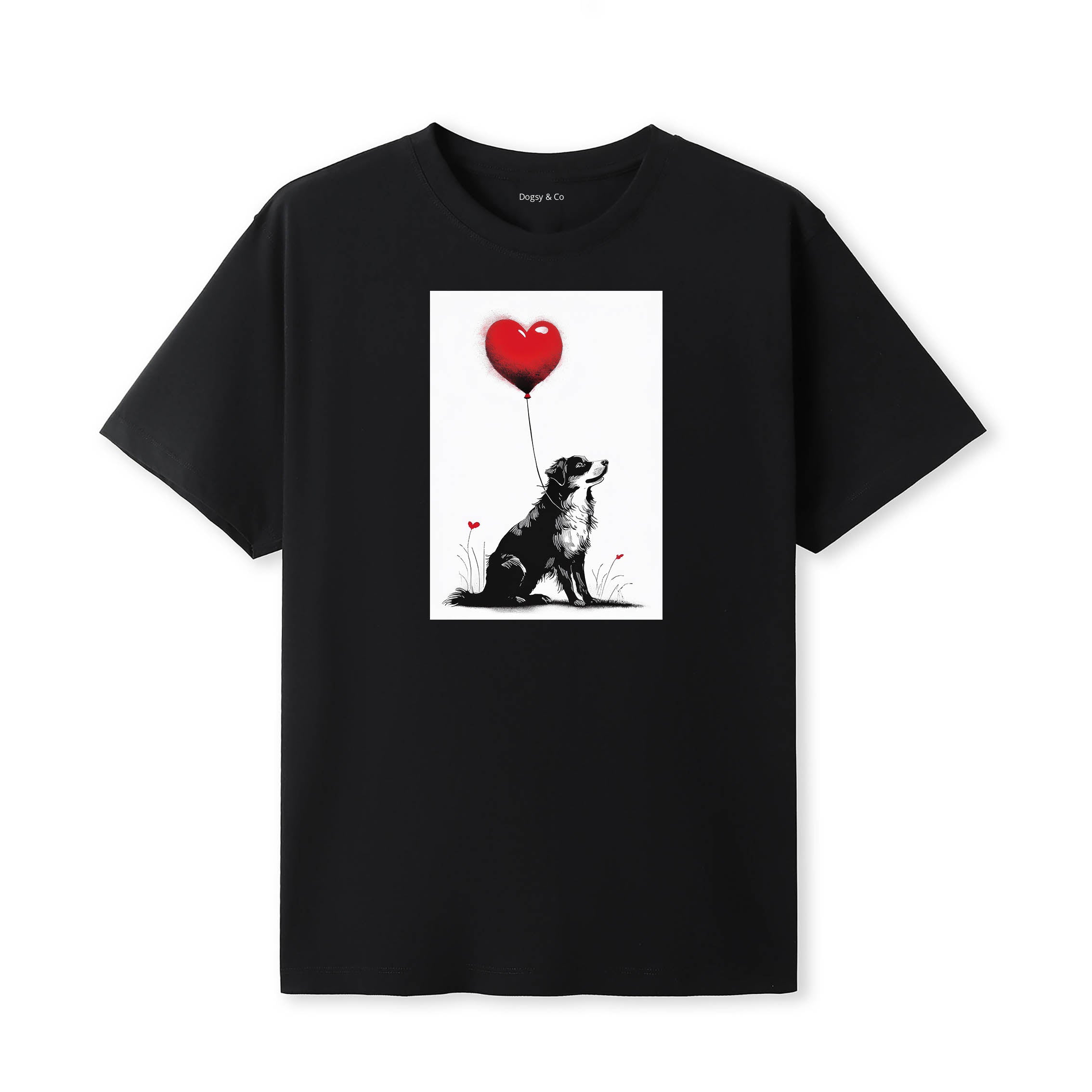 Australian Shepherd 1 Dogsy T-Shirt Black