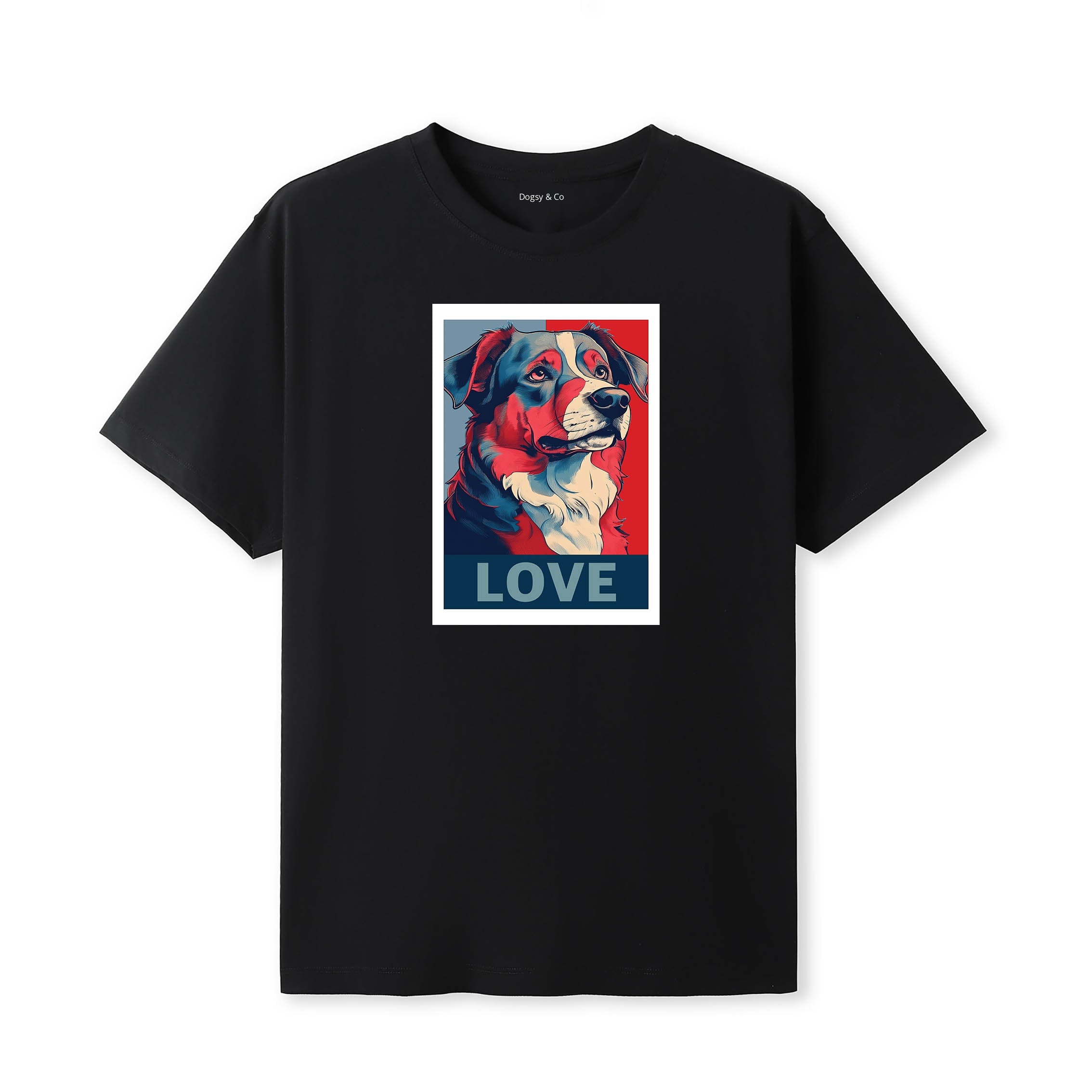 Australian Shepherd Love Pop Art T-Shirt V1