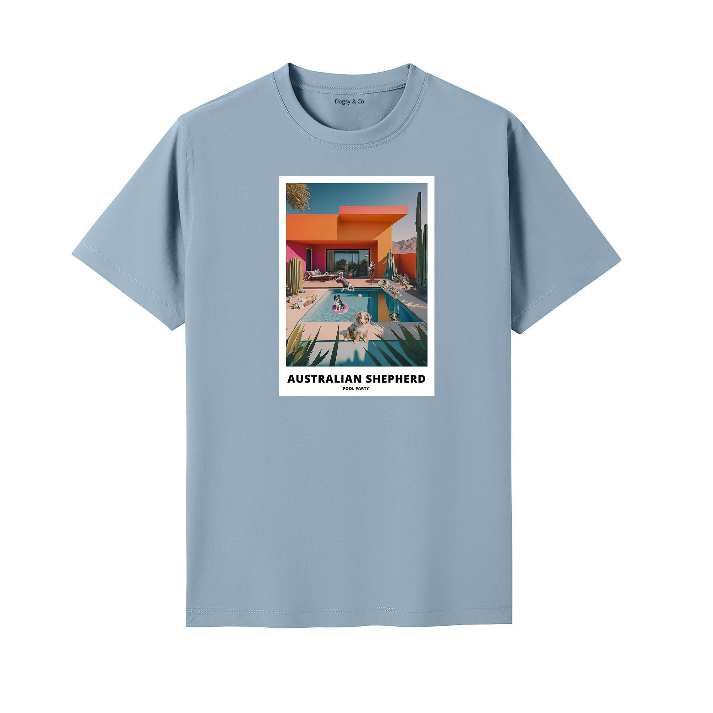 Australian Shepherd Pool Party T-shirt