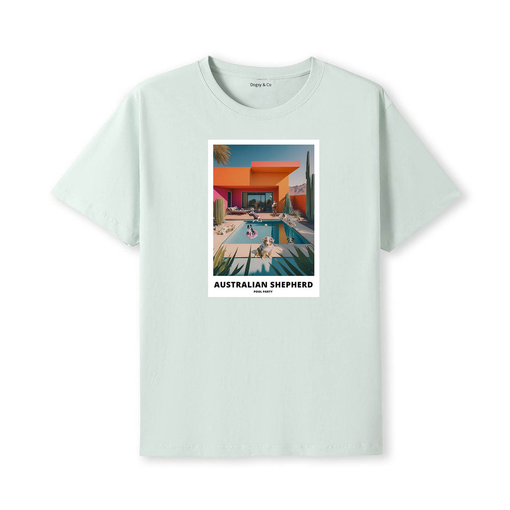 Australian Shepherd Pool Party T-shirt