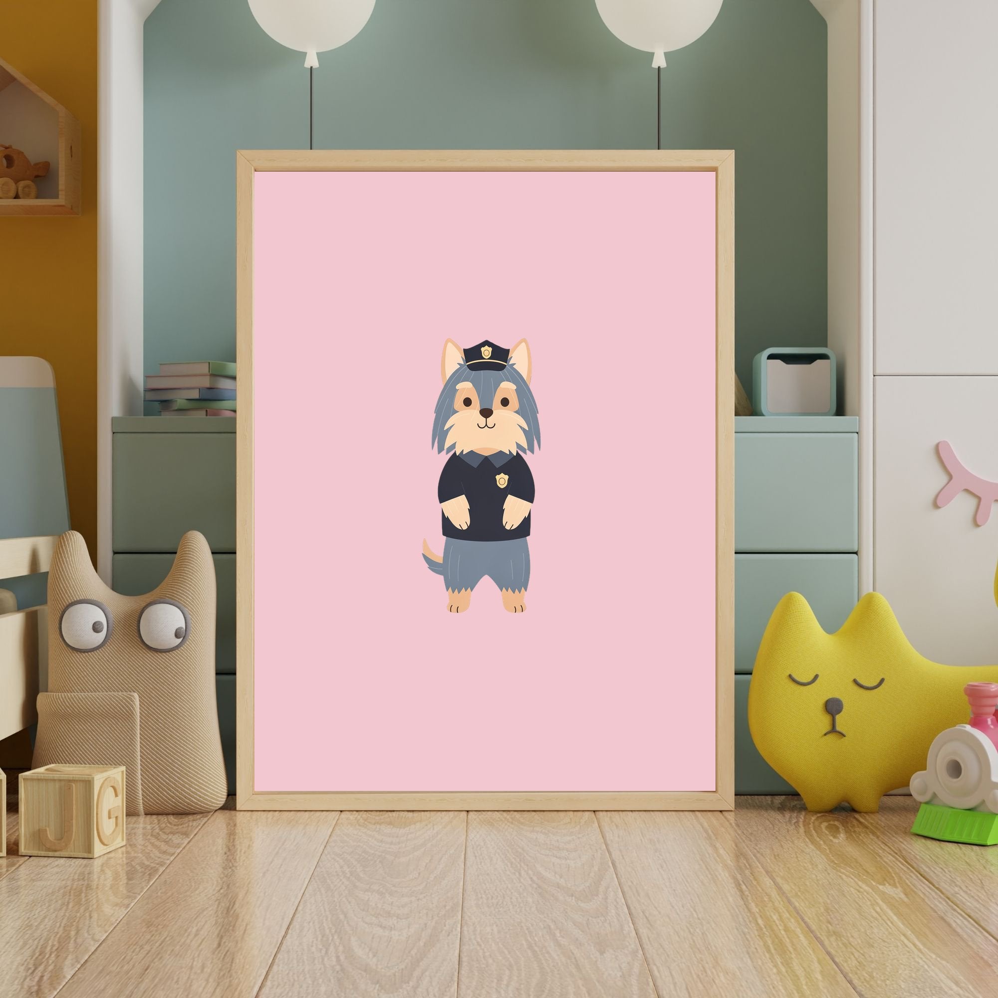 Australian Silky Terrier Kids Nursery Wall Art Print Bundle — 22 Dog Costume Designs, 5 Colours, 6 Print Sizes | Digital Download