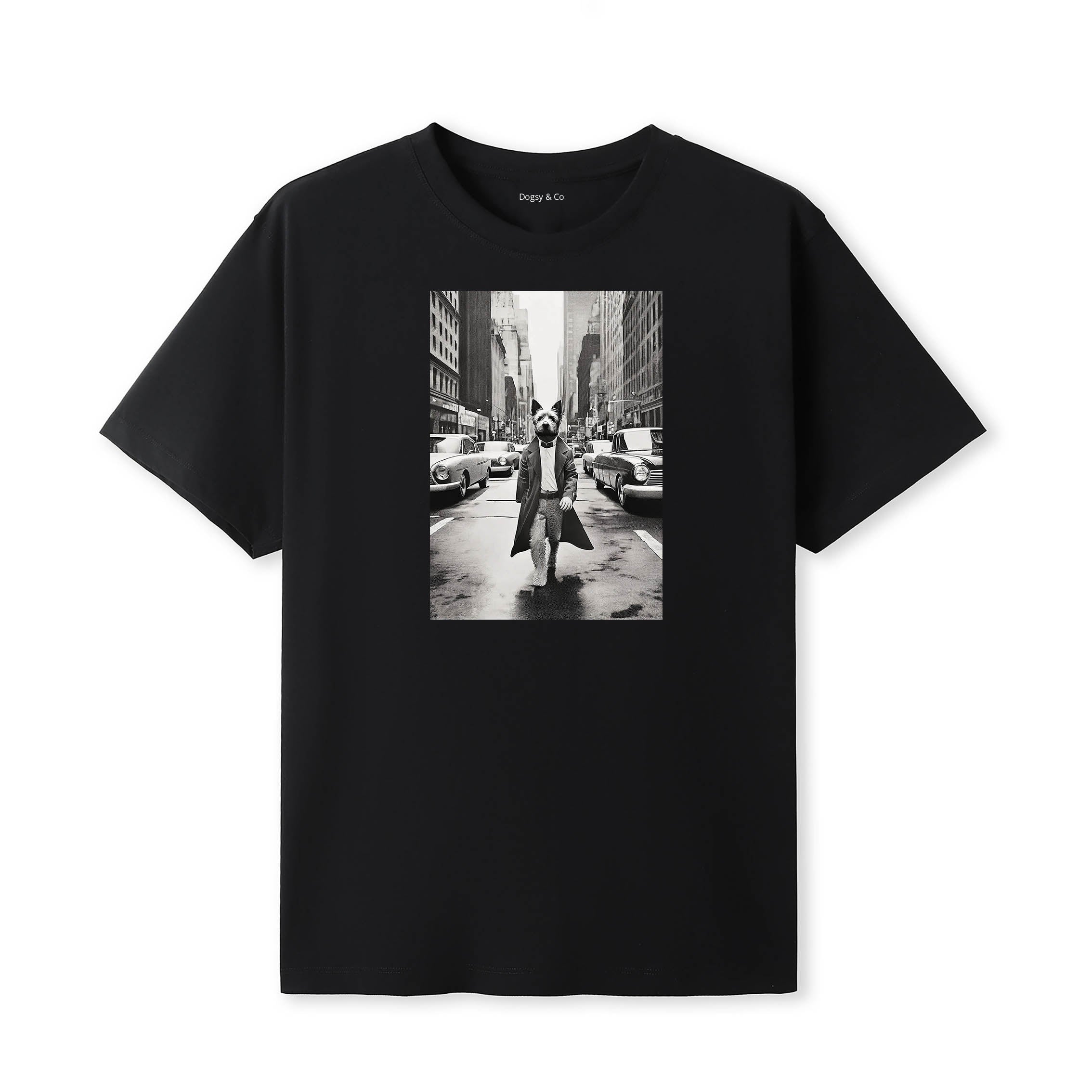Australian Terrier Dogsy Dean T-Shirt Black
