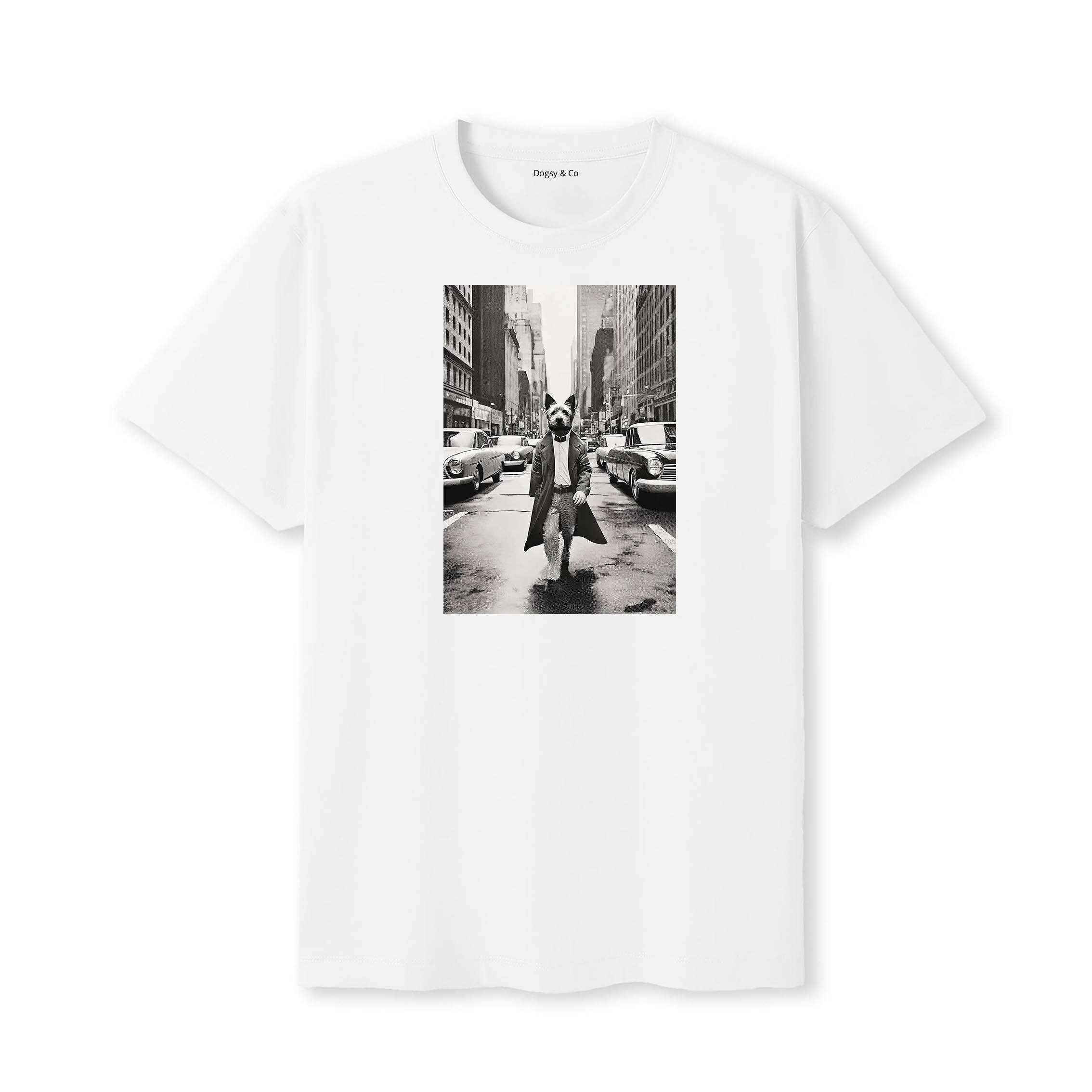 Australian Terrier Dogsy Dean T-Shirt White