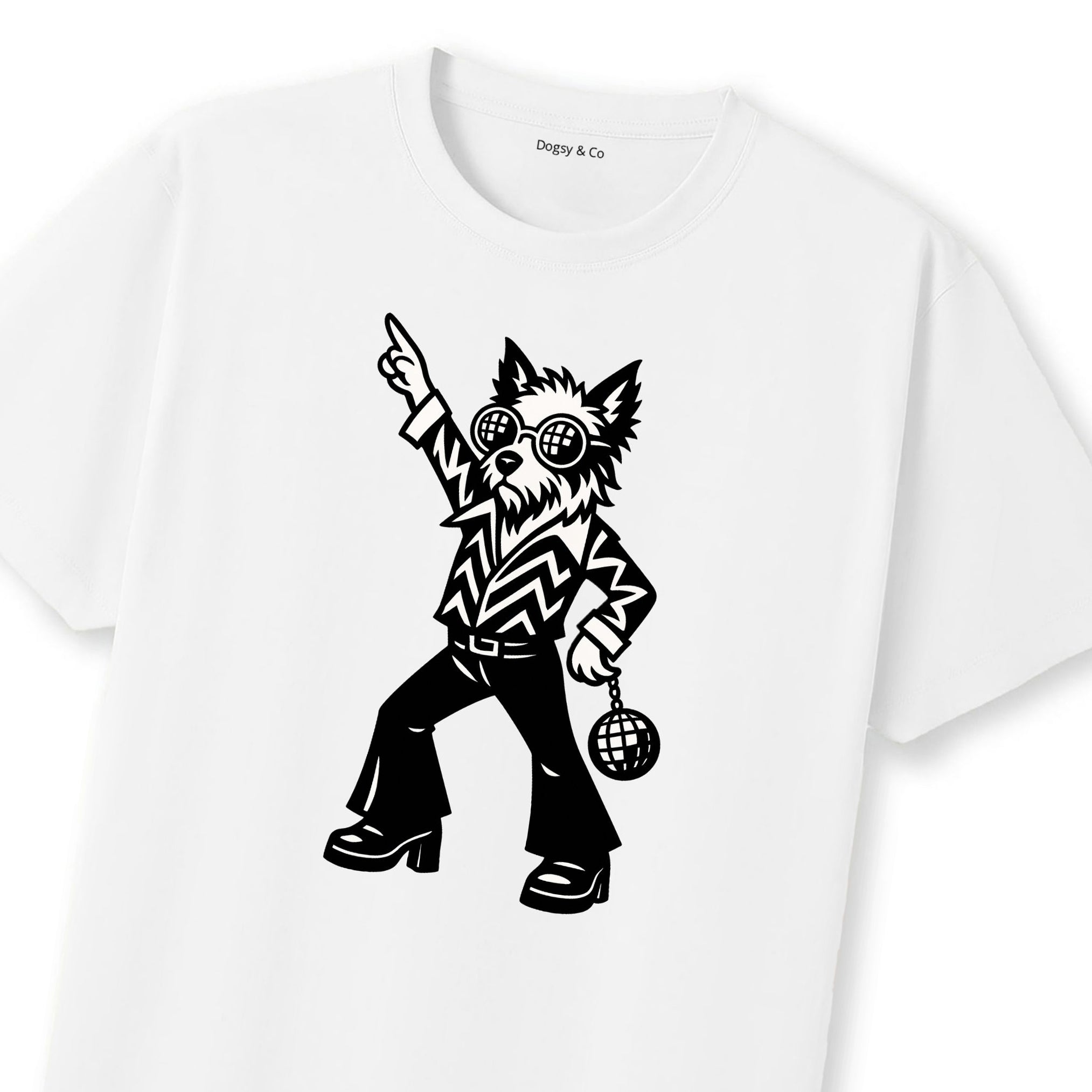 Australian Terrier Disco Doggo T-Shirt | Dogsy & Co