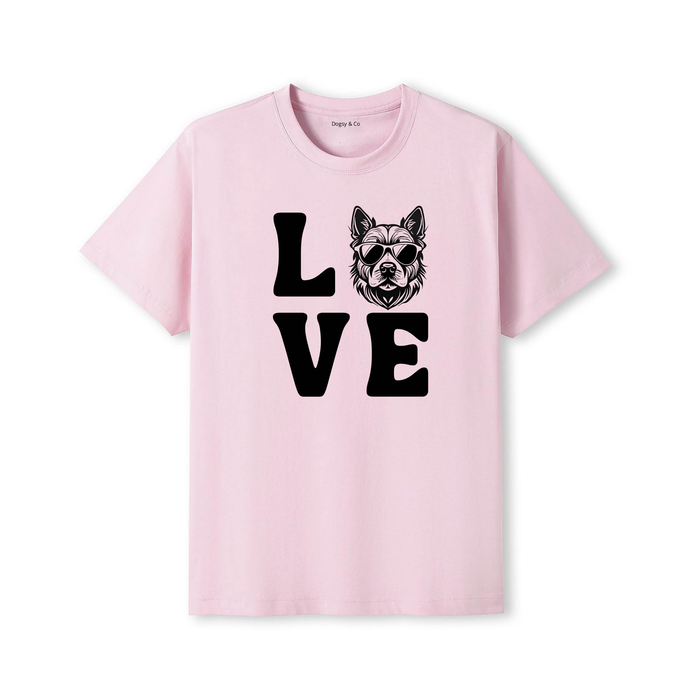Australian Terrier LOVE DOGS Tshirt - Pink