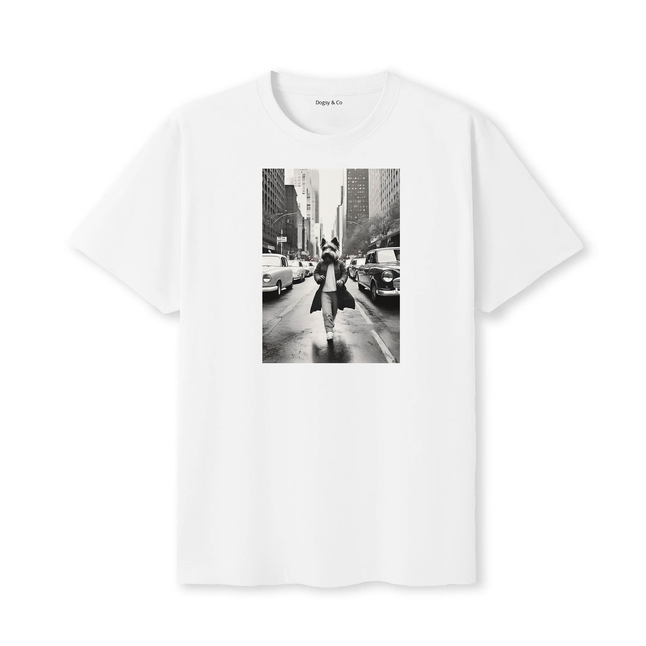 Australian Terrier1 Dogsy Dean T-Shirt White