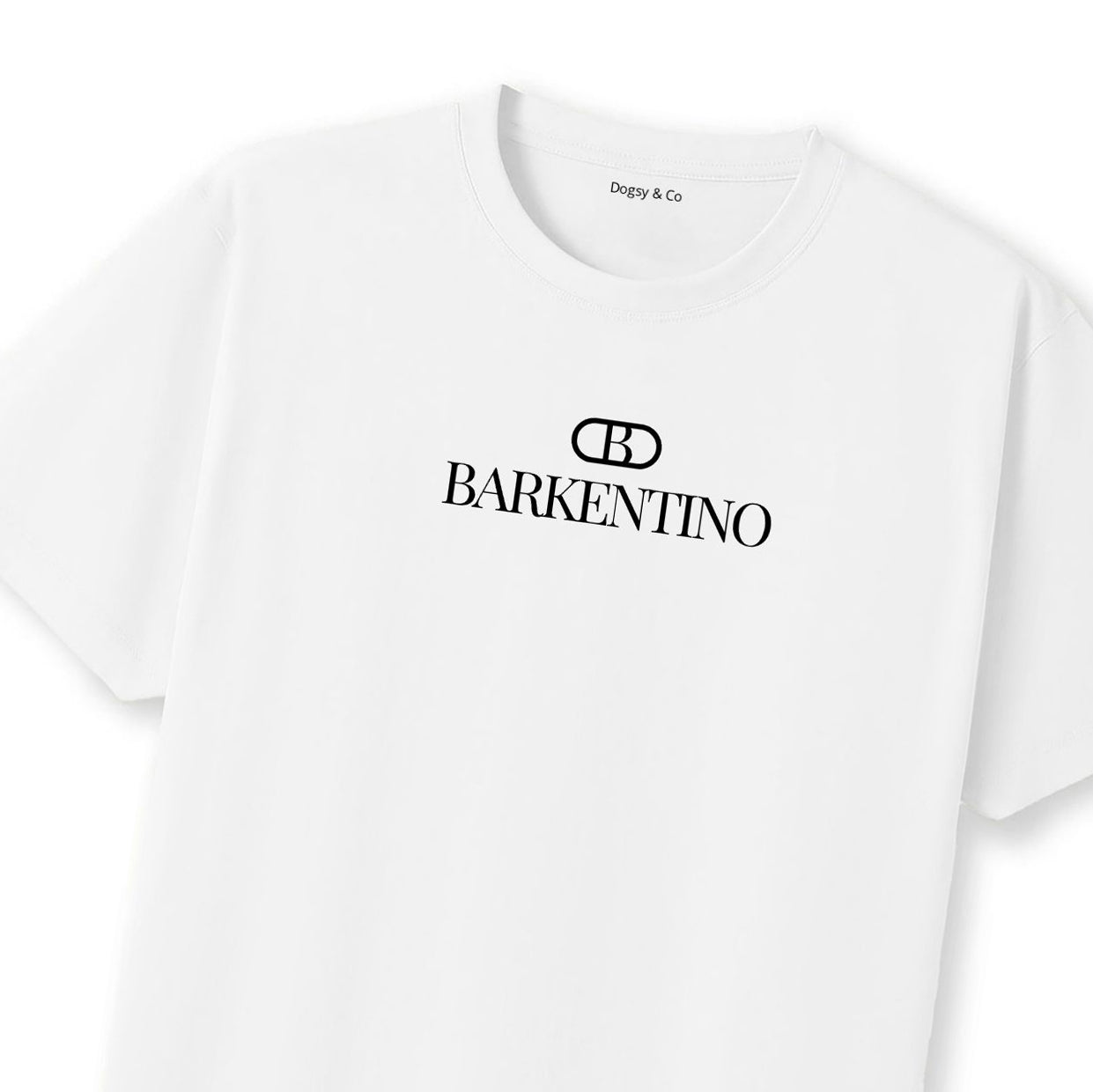 BARKTENINO Dogsigner T-Shirt - close up view