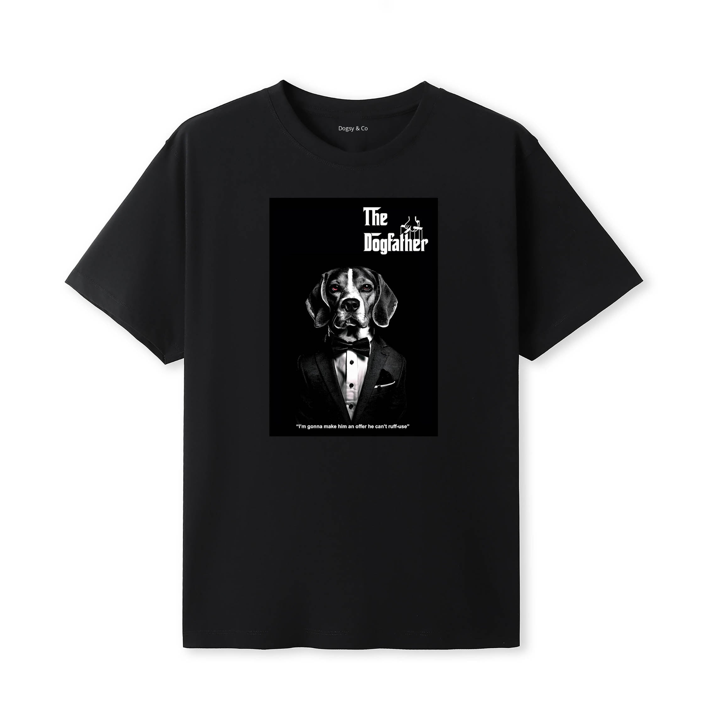 Beagle Dogfather T-Shirt Artwork