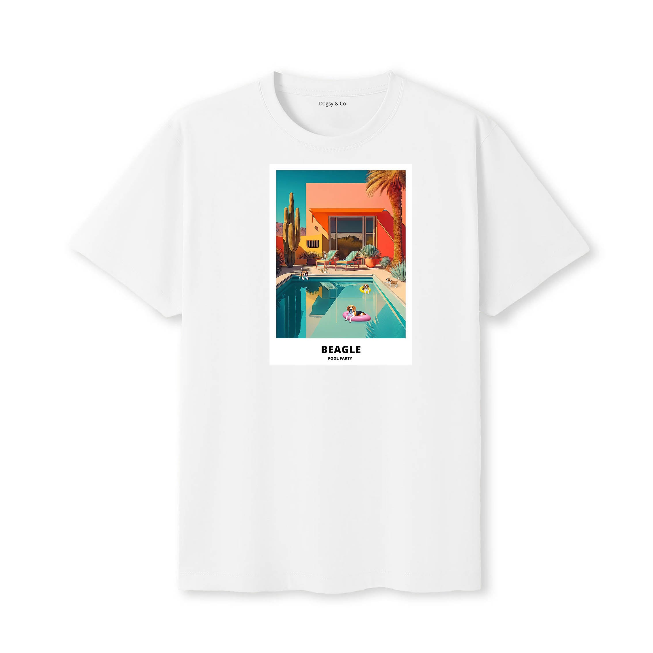 Beagle Pool Party T-shirt
