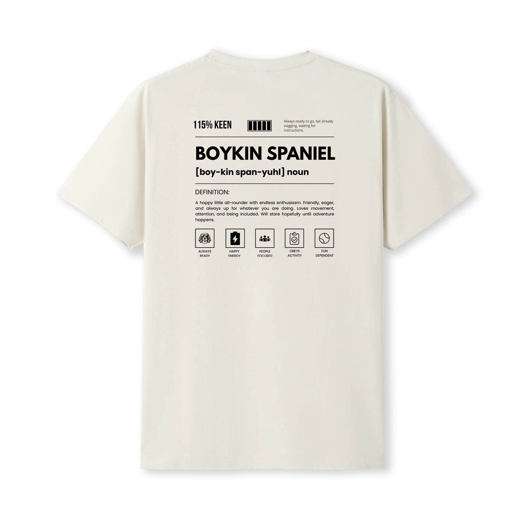 Boykin Spanial Definition T-Shirt | Dogsy & Co