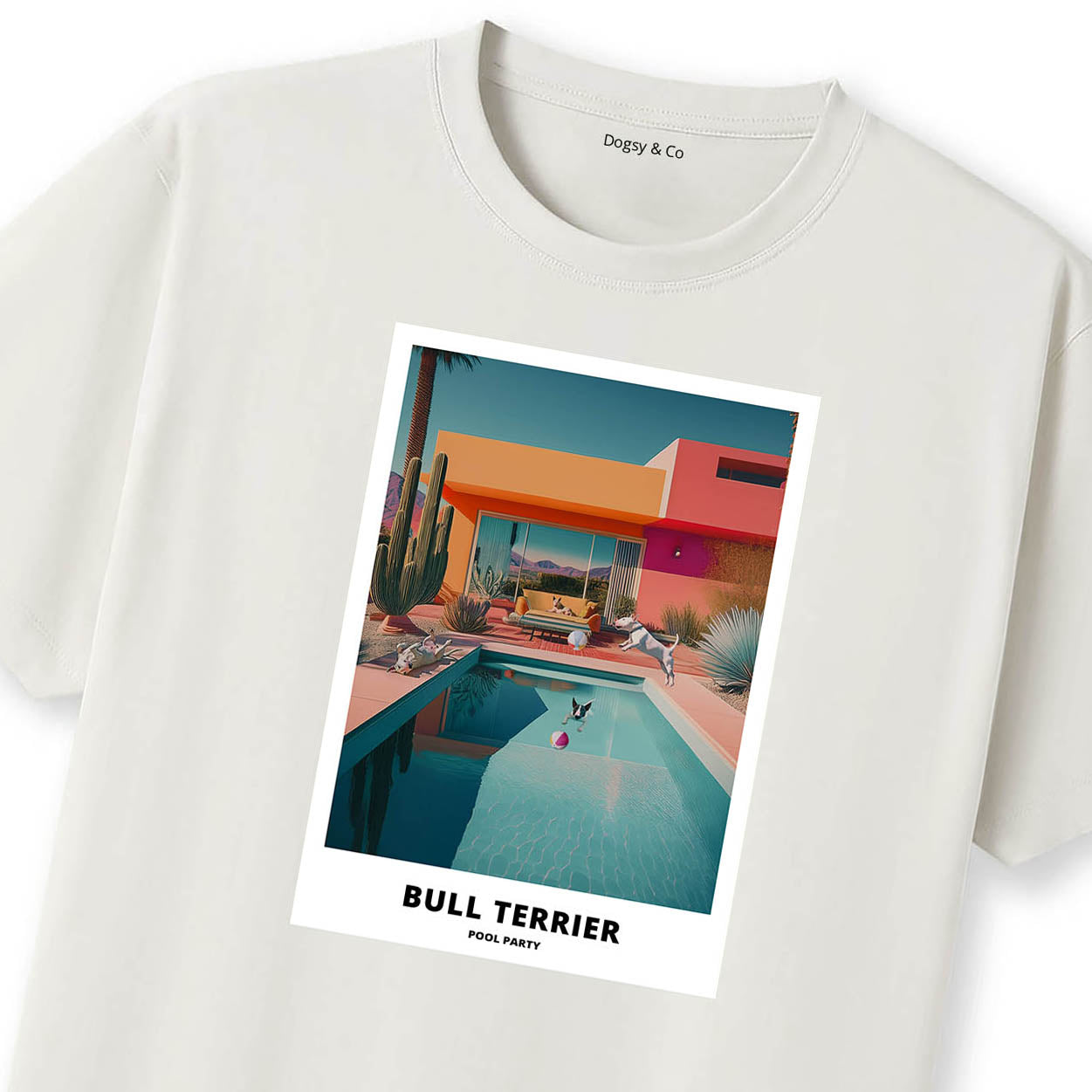 Bull Terrier Pool Party T-shirt