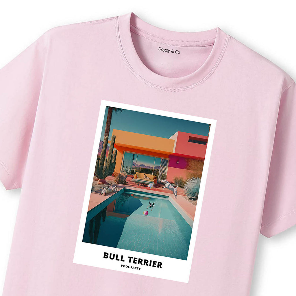Bull Terrier Pool Party T-shirt