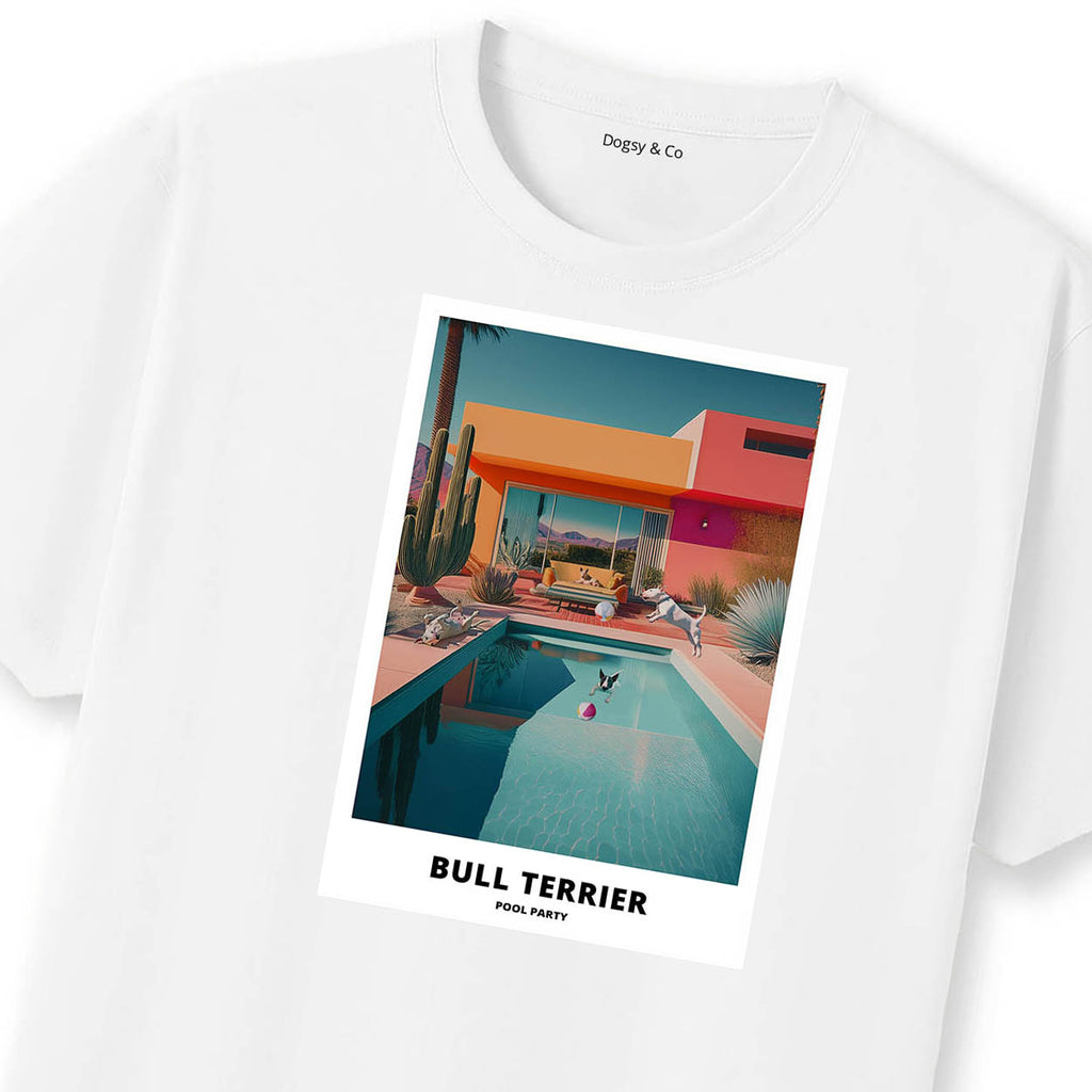 Bull Terrier Pool Party T-shirt