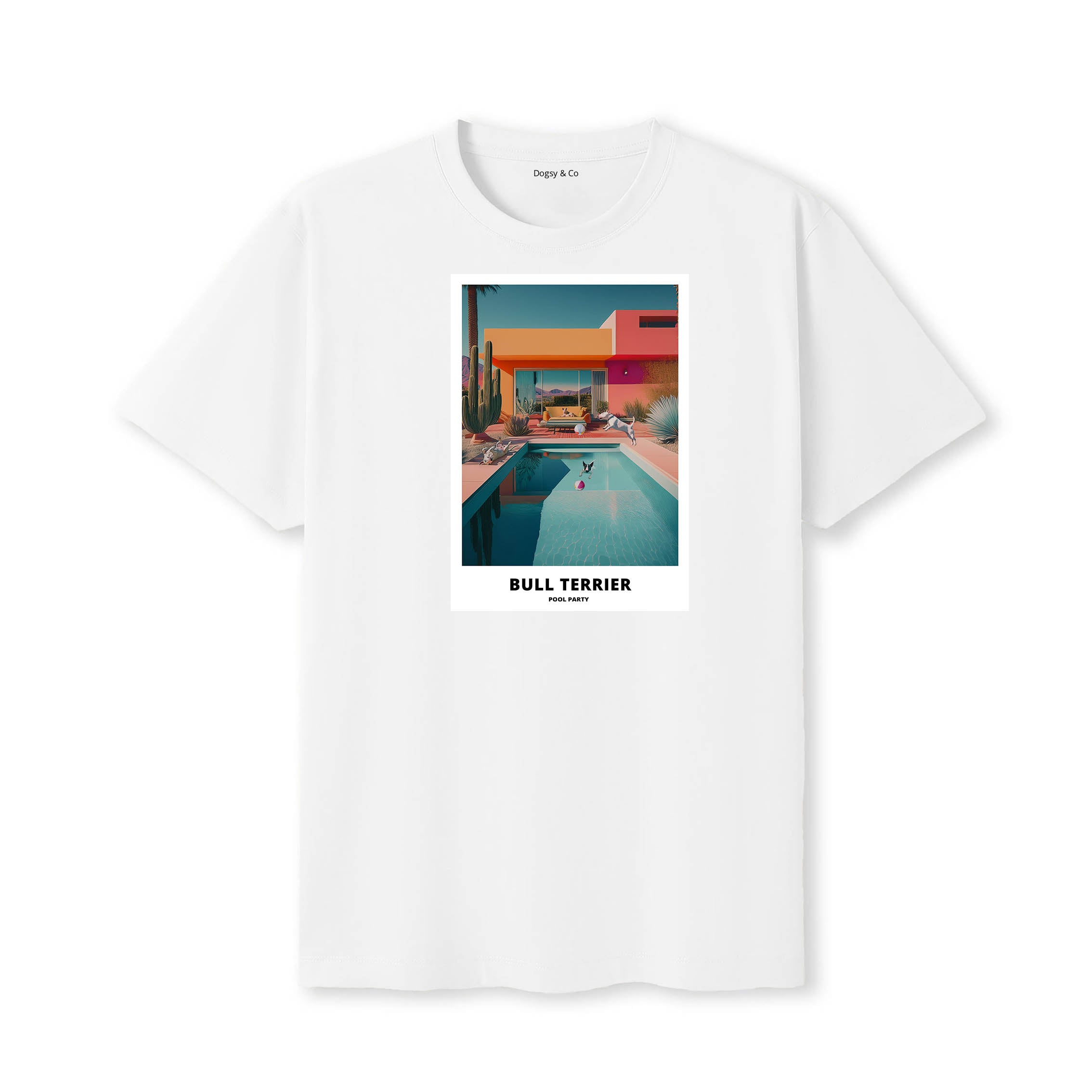 Bull Terrier Pool Party T-shirt