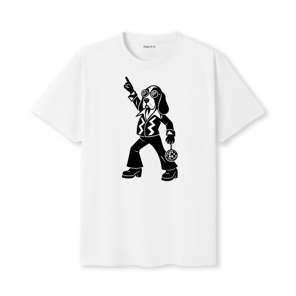 Basset Hound Disco Doggo T-Shirt - alternate view
