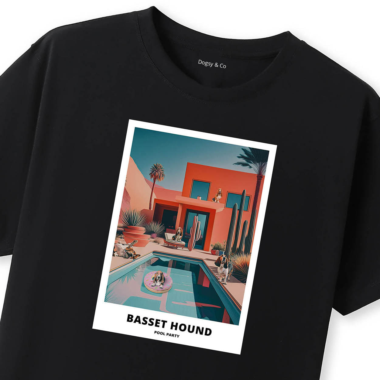 Basset Hound Pool Party T-shirt