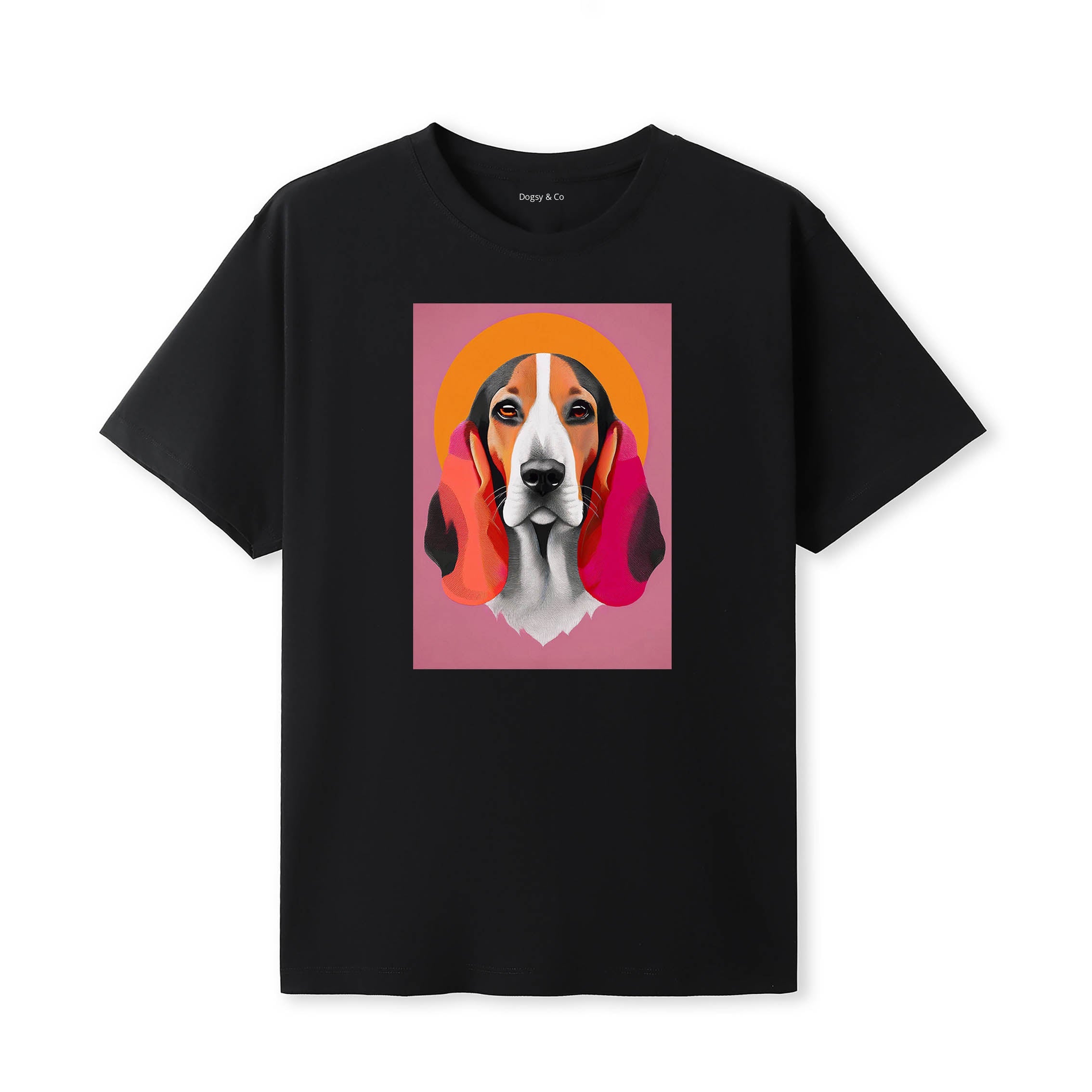 Basset Hound Mod Pop Dogs T-Shirt Artwork