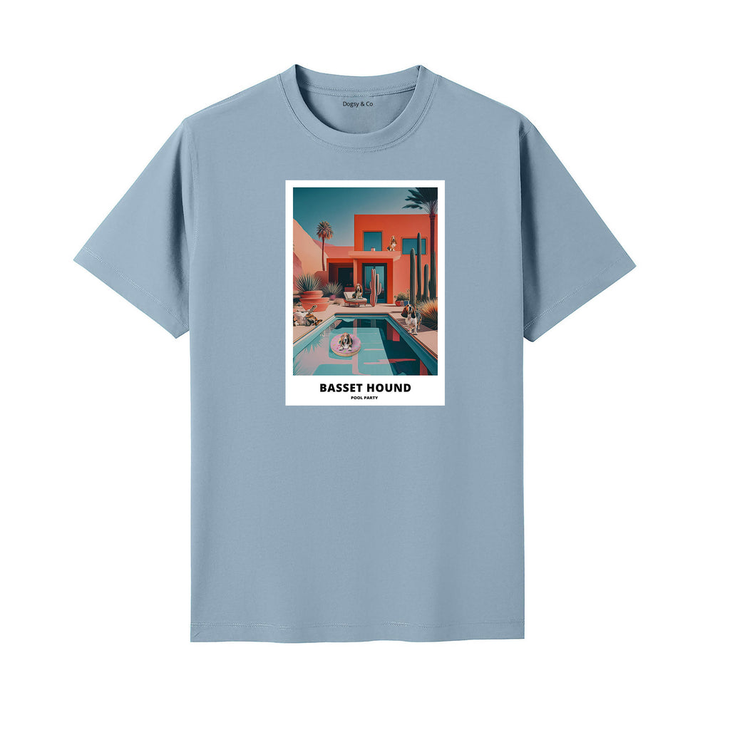 Basset Hound Pool Party T-shirt