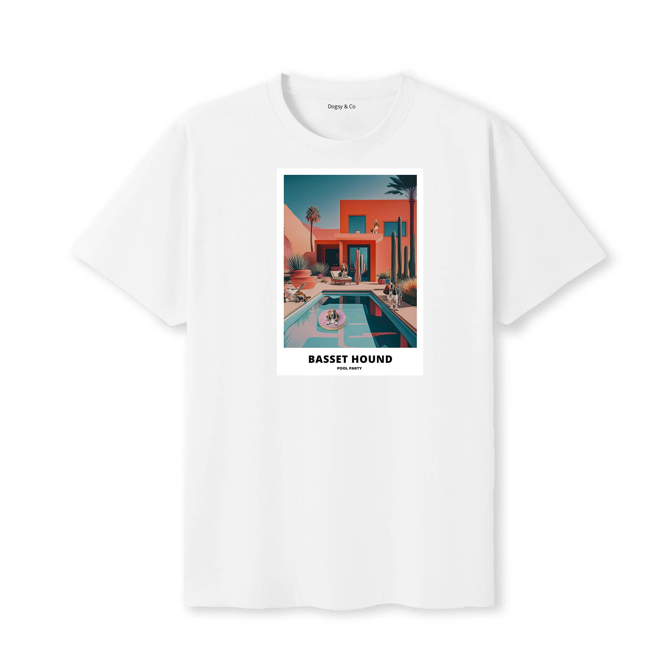 Basset Hound Pool Party T-shirt