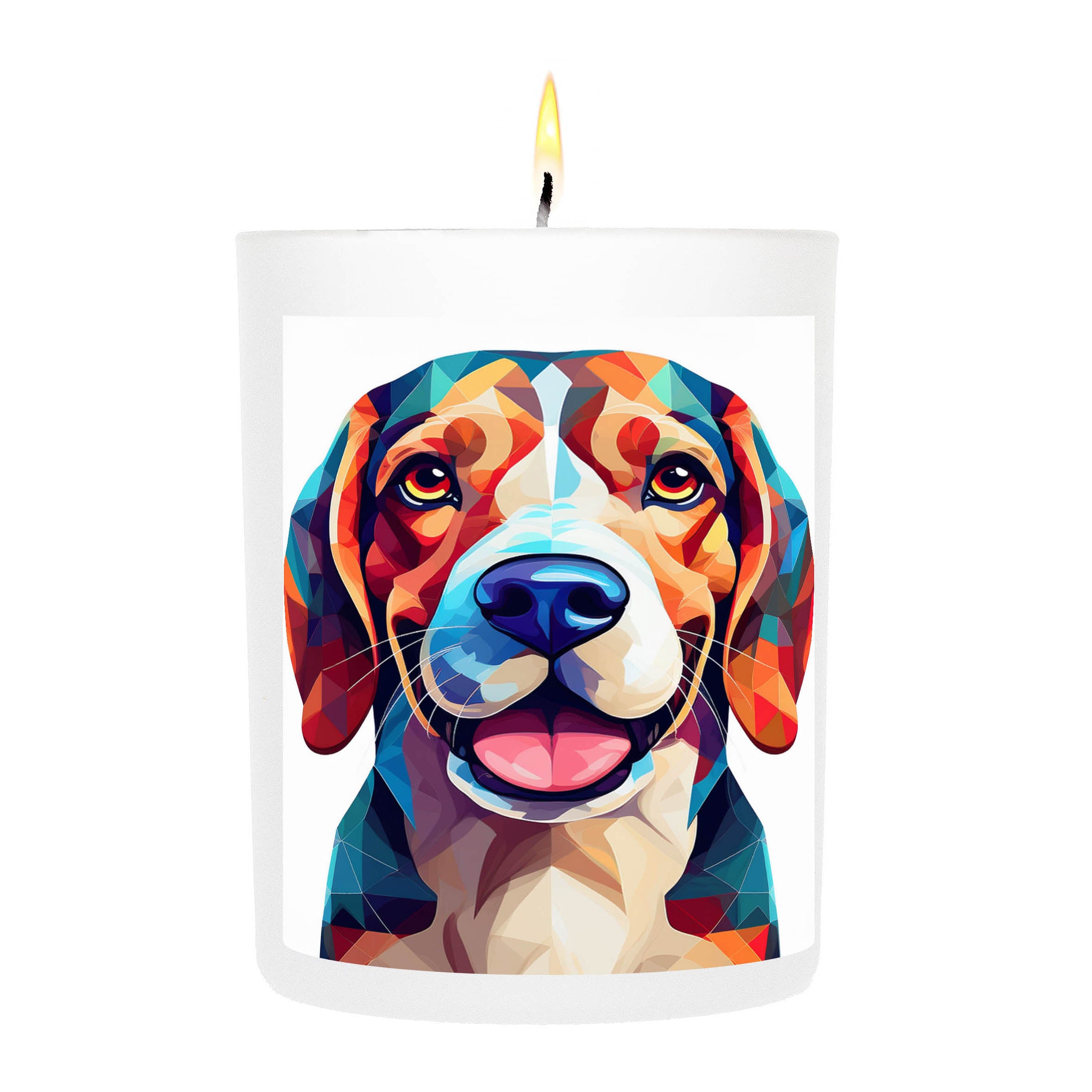 Beagle Graphic Bold Dog Candle