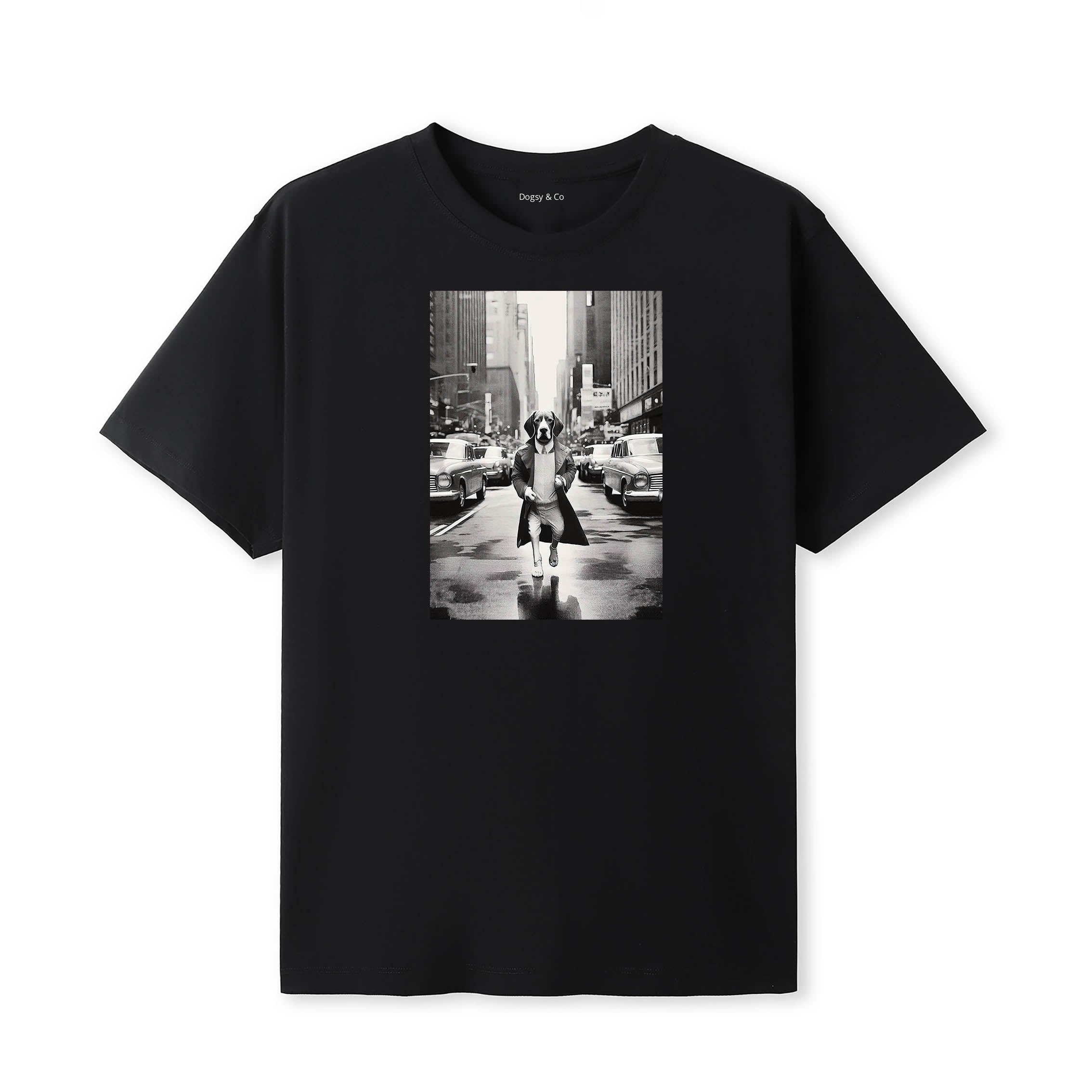 Beagle Dogsy Dean T-Shirt Black