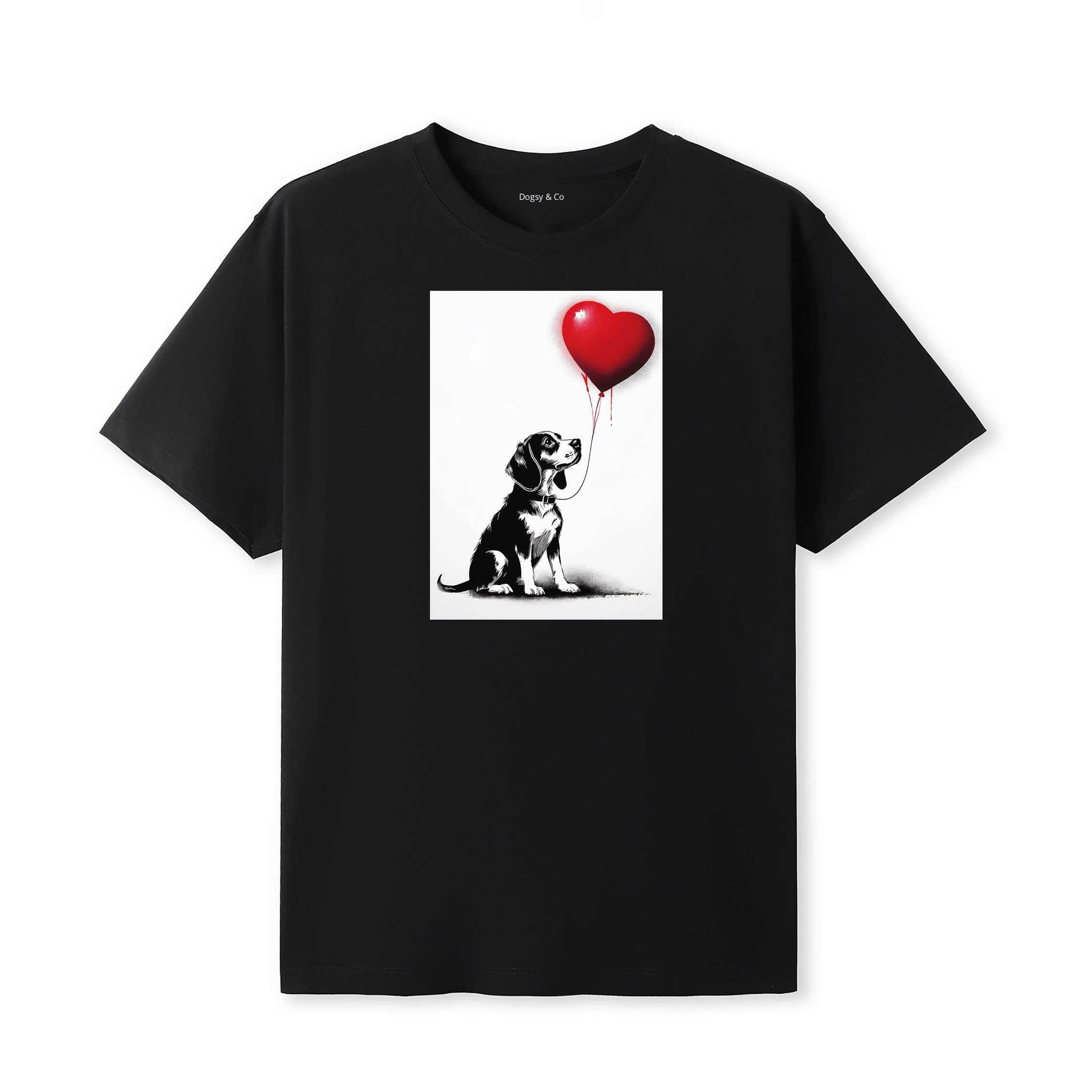 Beagle 1 Dogsy T-Shirt Black