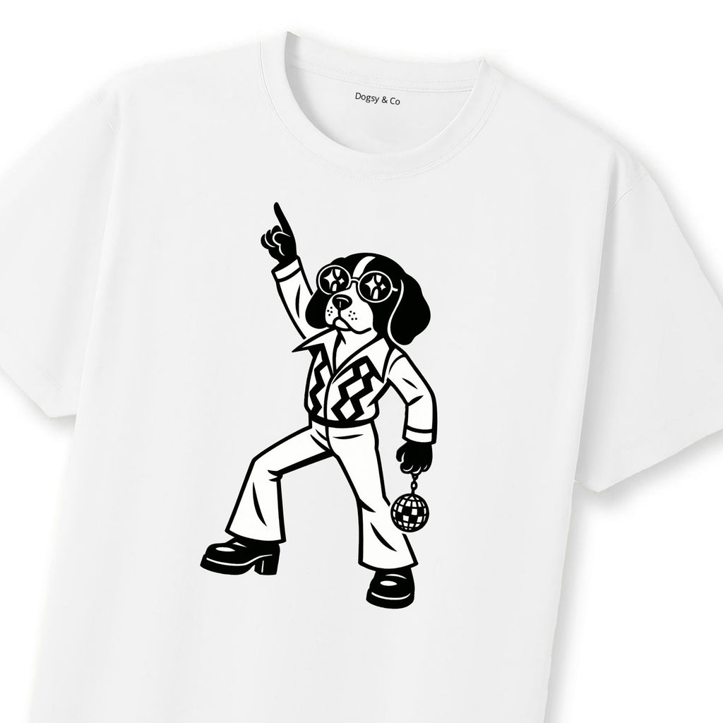 Beagle Disco Doggo T-Shirt | Dogsy & Co