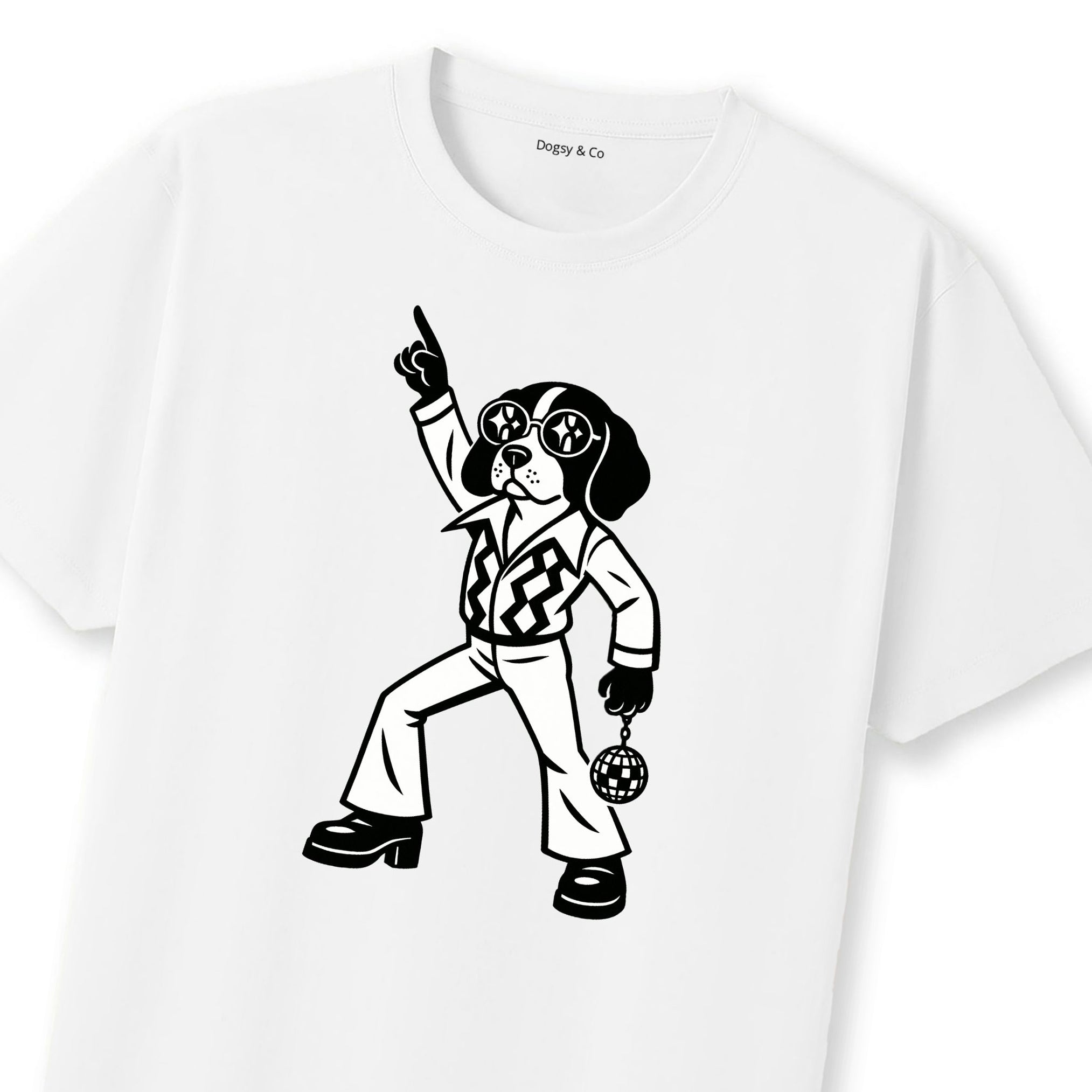 Beagle Disco Doggo T-Shirt | Dogsy & Co