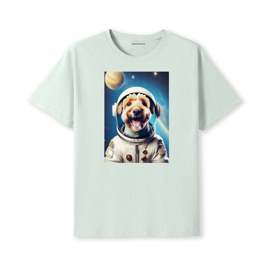 Bedlington Terrier Astronaut Dog T-shirt - Mint